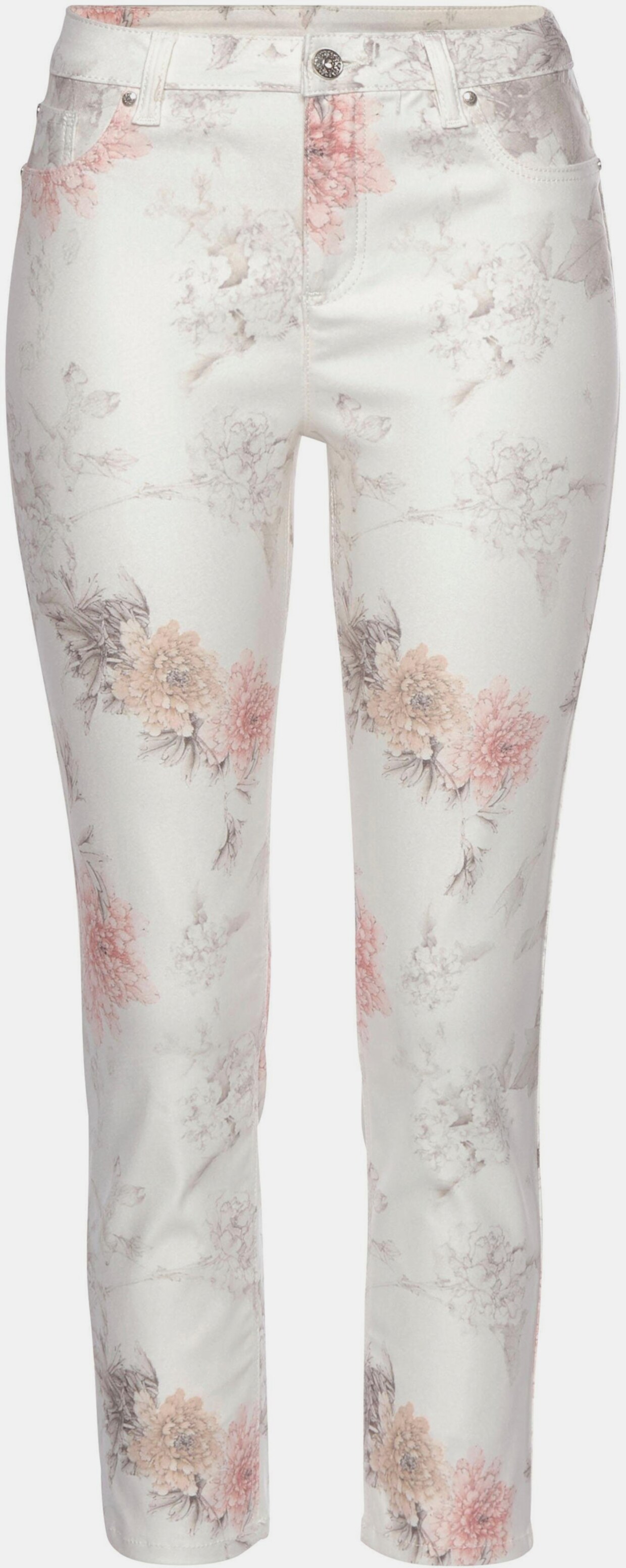 LASCANA 7/8-Jeggings - weiß-bedruckt