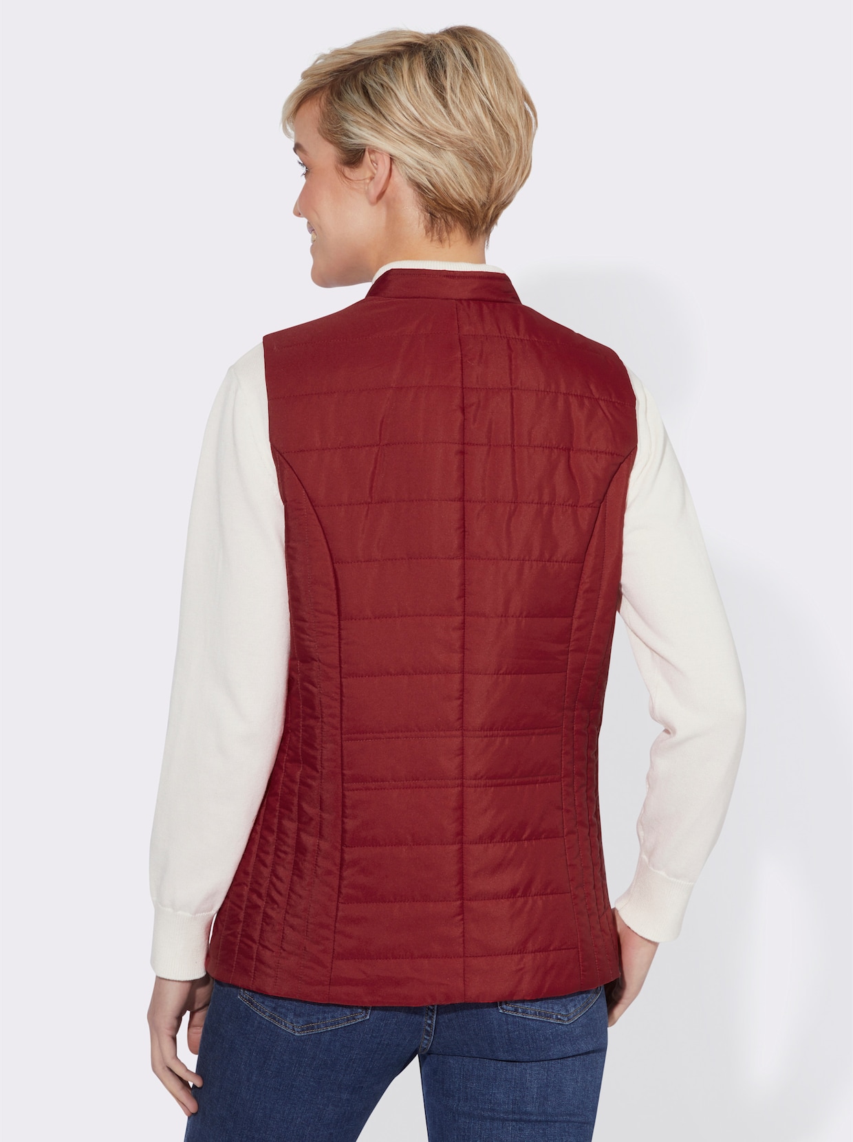 Gilet matelassé - cerise