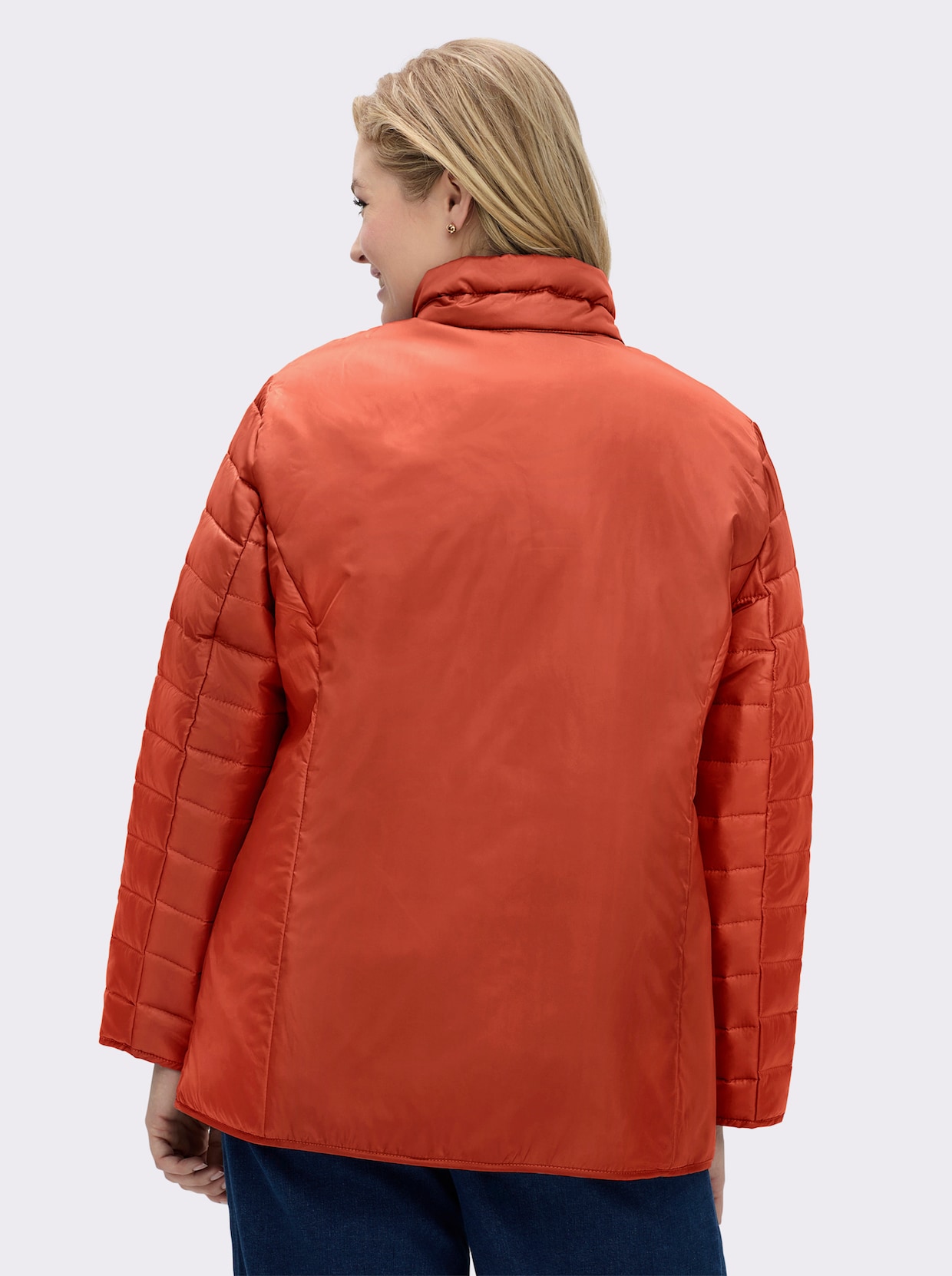 Steppjacke - rostrot