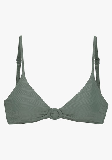 Sunseeker Haut de bikini triangle - vert olive