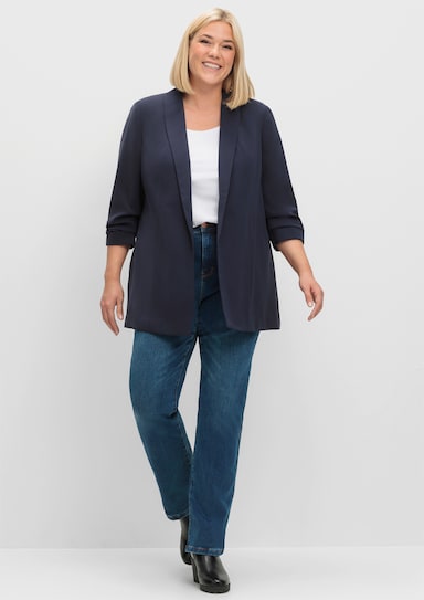 sheego Longblazer - tiefblau