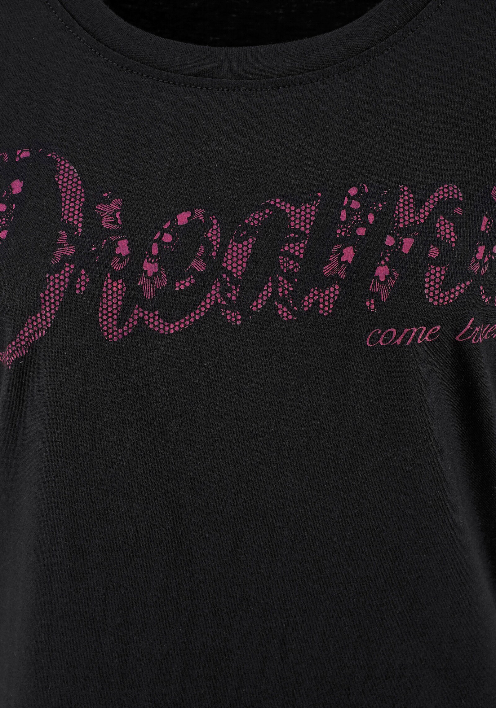 Vivance Dreams Sleepshirt - pink, schwarz