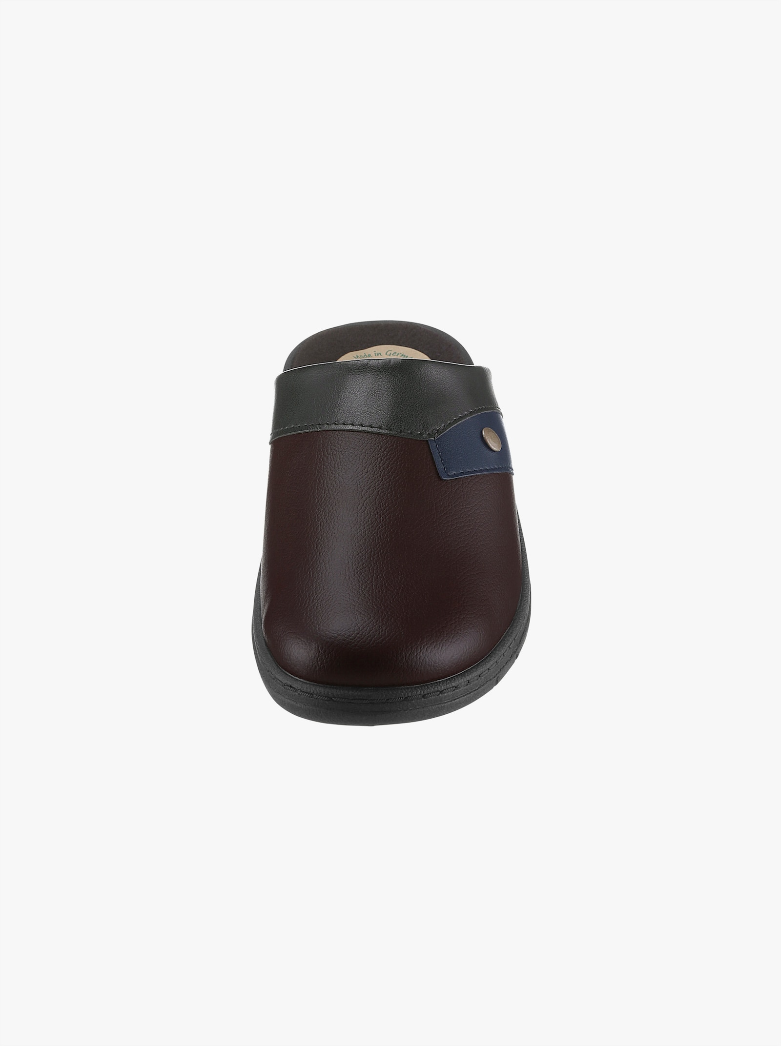 Pantoffel van leer - bordeaux