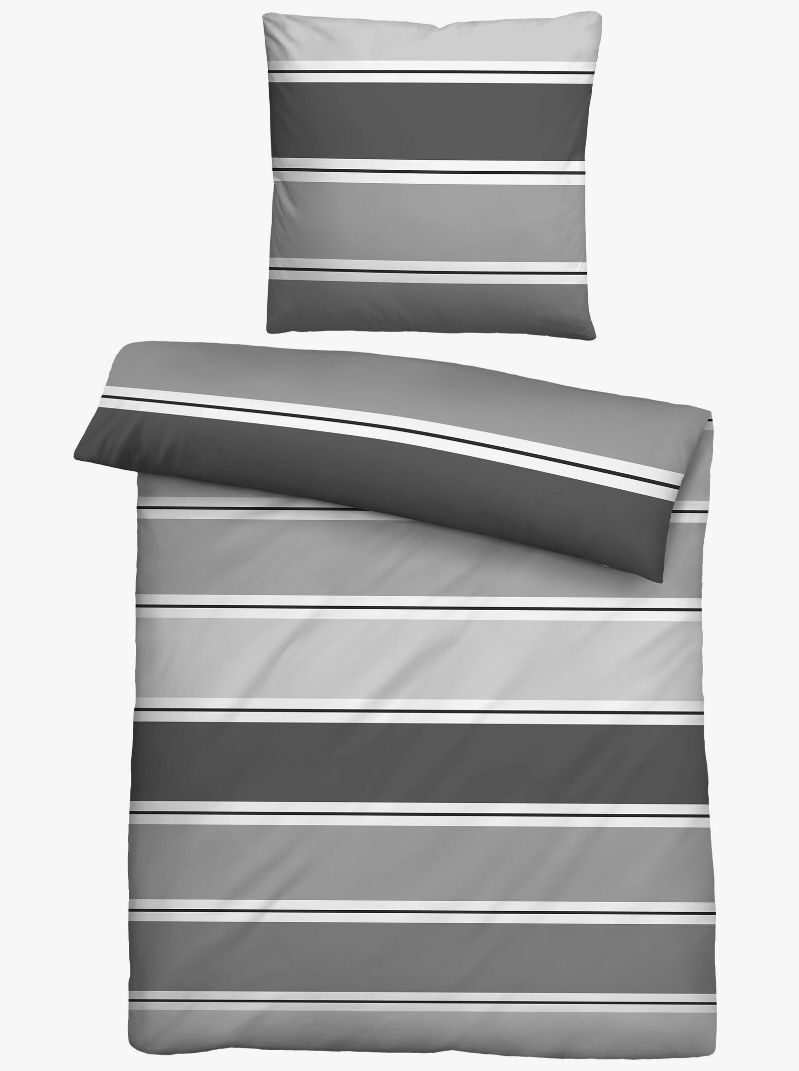 Biberna Bettwäsche - grau