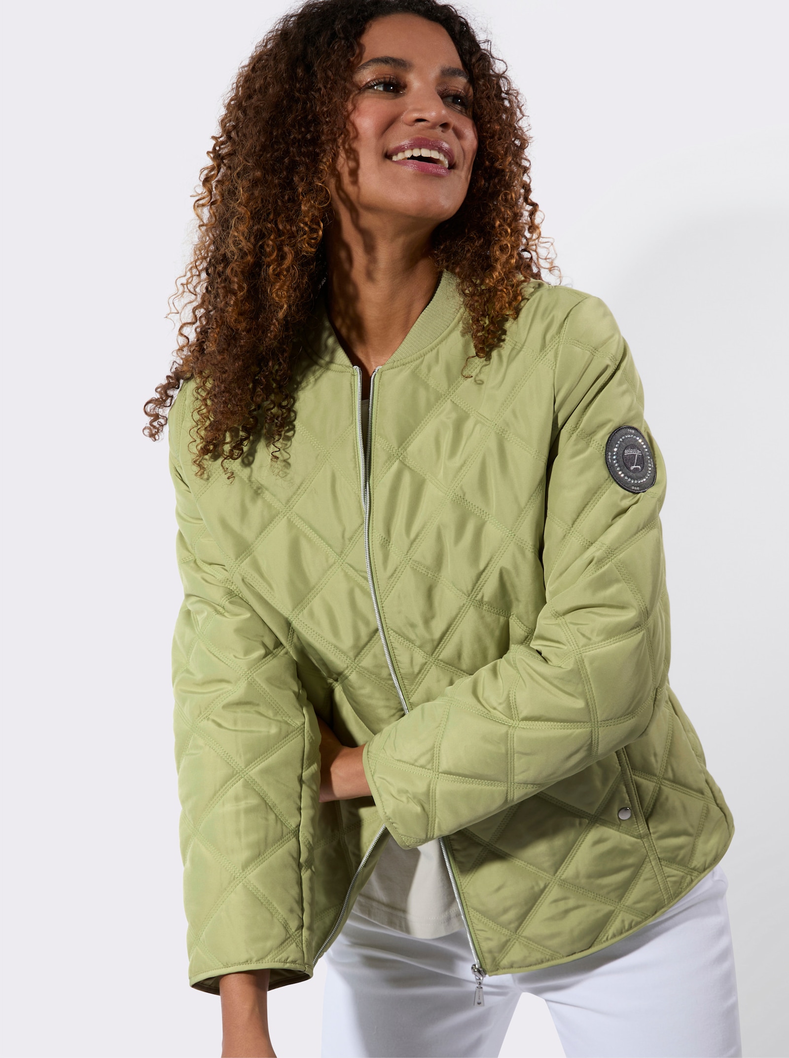 Steppjacke - lindgrün