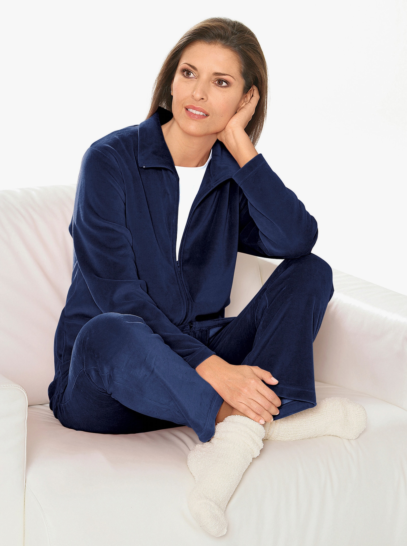 Comtessa Huispak met 2 zakken - nachtblauw