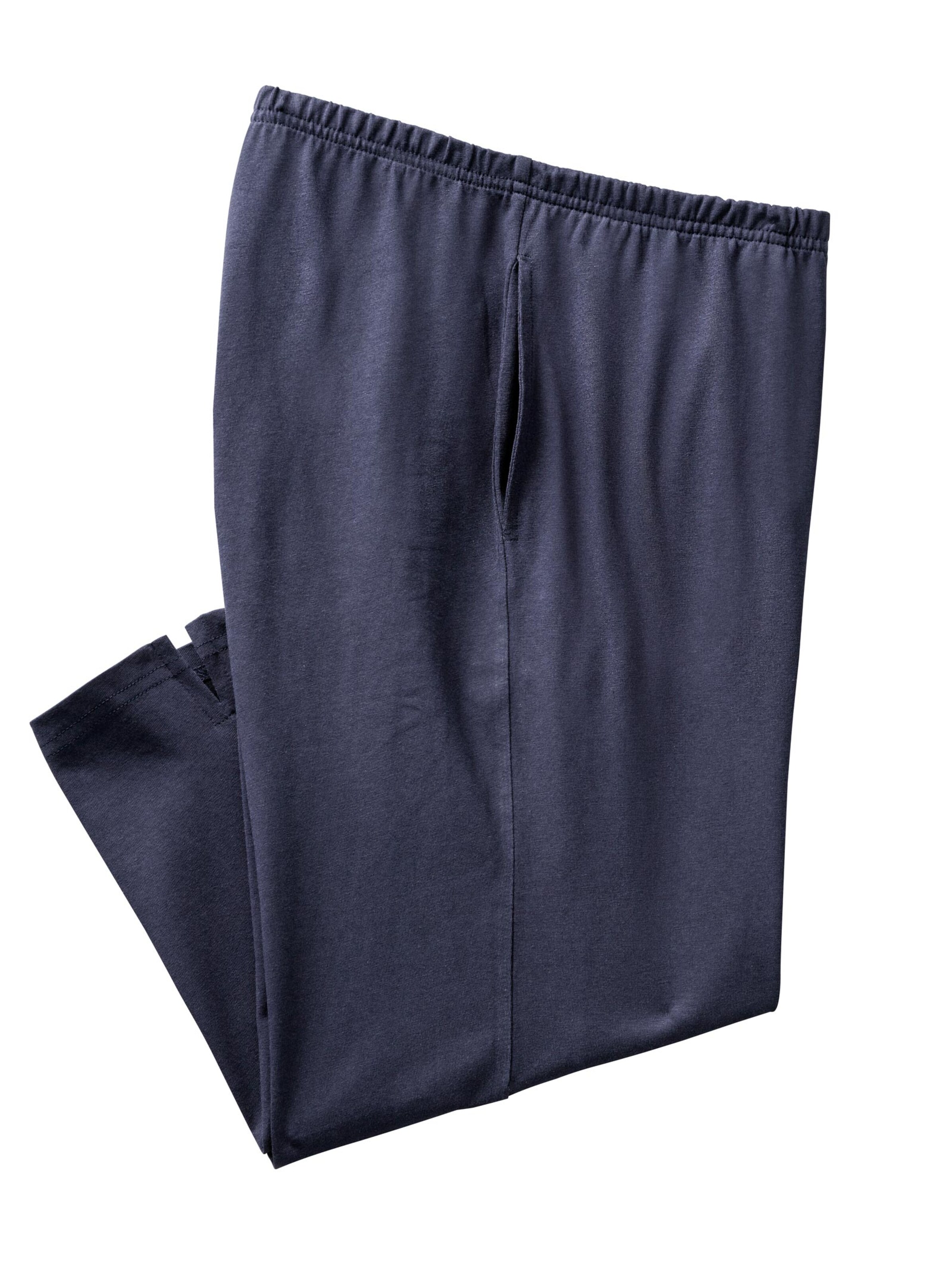 Doppelpack Capri-Freizeithosen - beere + marine