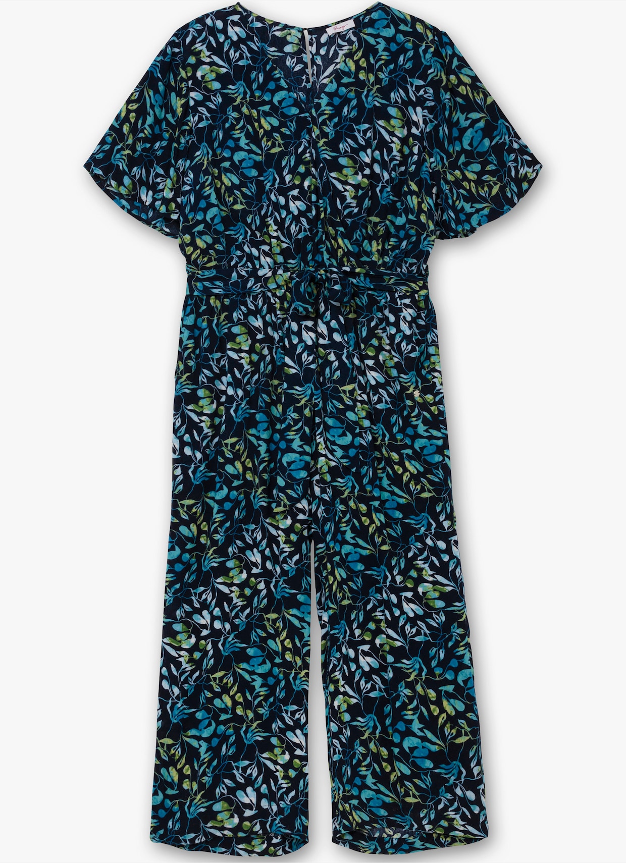 sheego Overall - tiefblau-bedruckt