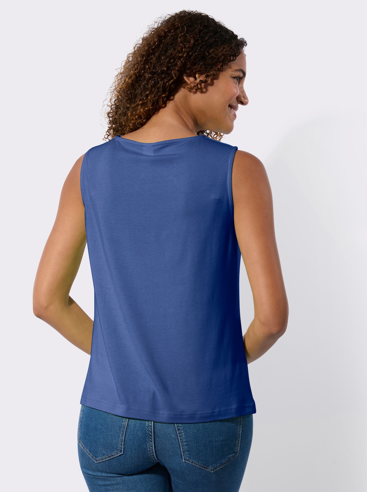 Shirttop - royalblau