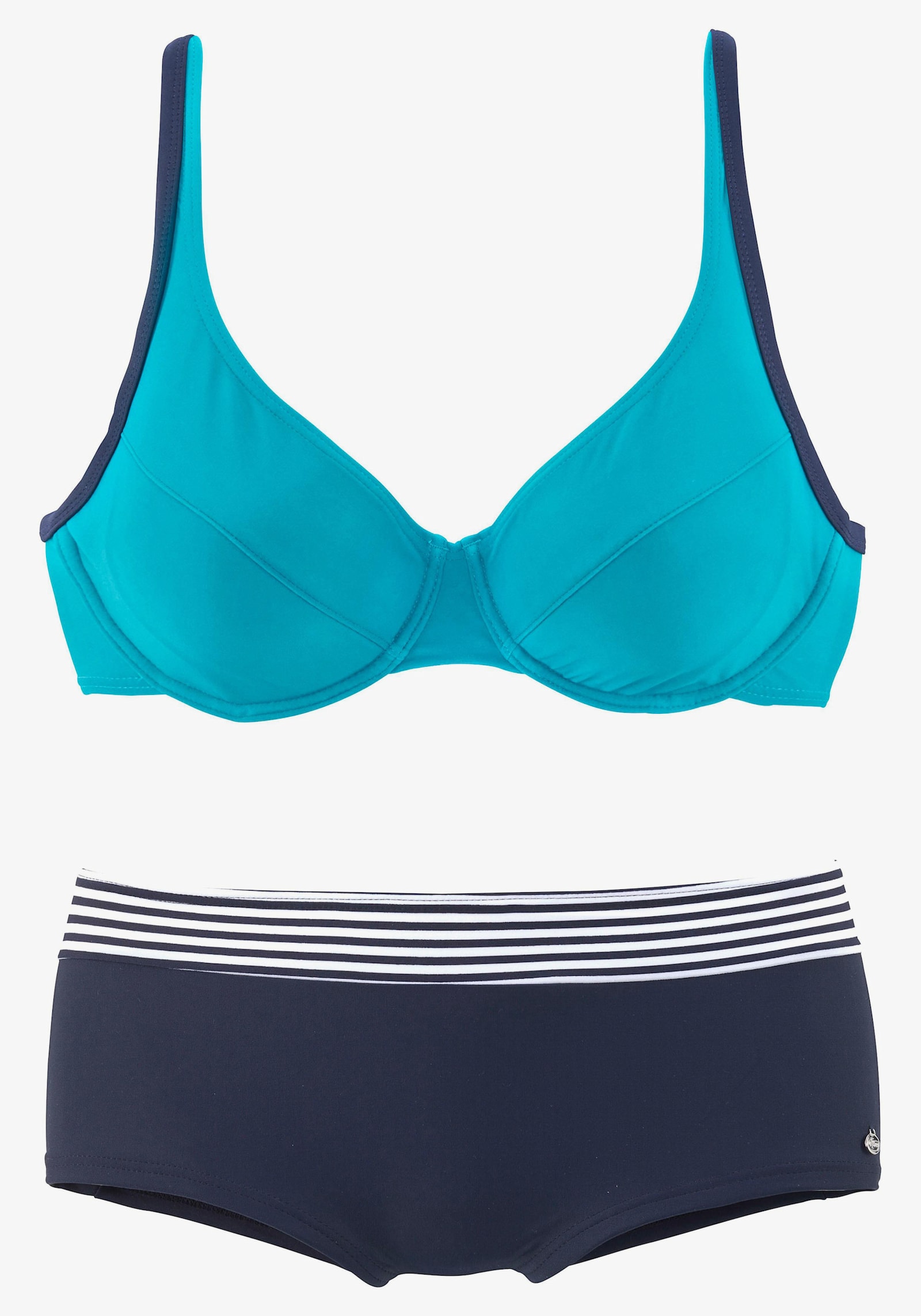 s.Oliver Bügel-Bikini - marine-türkis