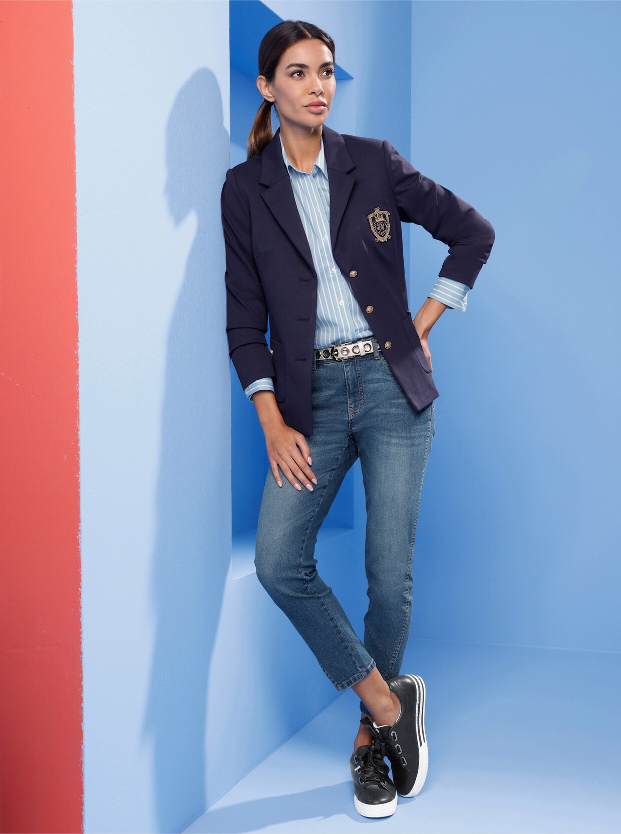heine Blazer - nachtblau