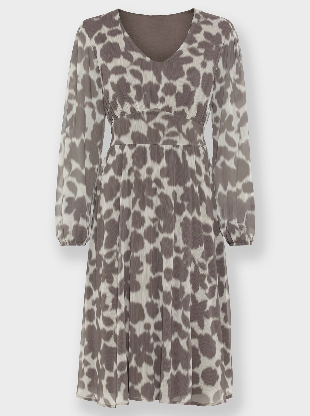 heine Robe imprimée - champagne-taupe imprimé