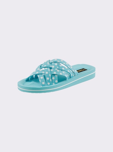Badepantolette - aquamarin