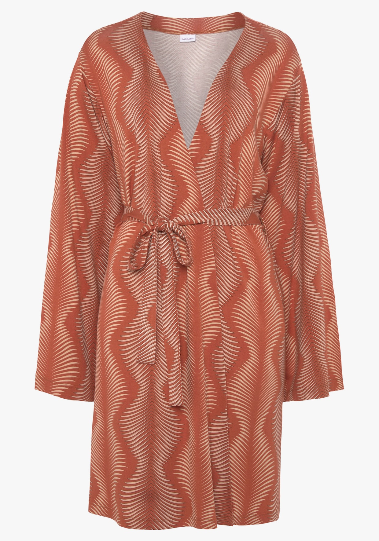 LASCANA Kimono - terracotta bedruckt