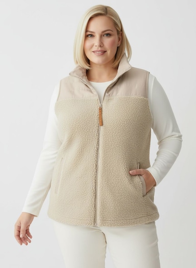 Weste - beige