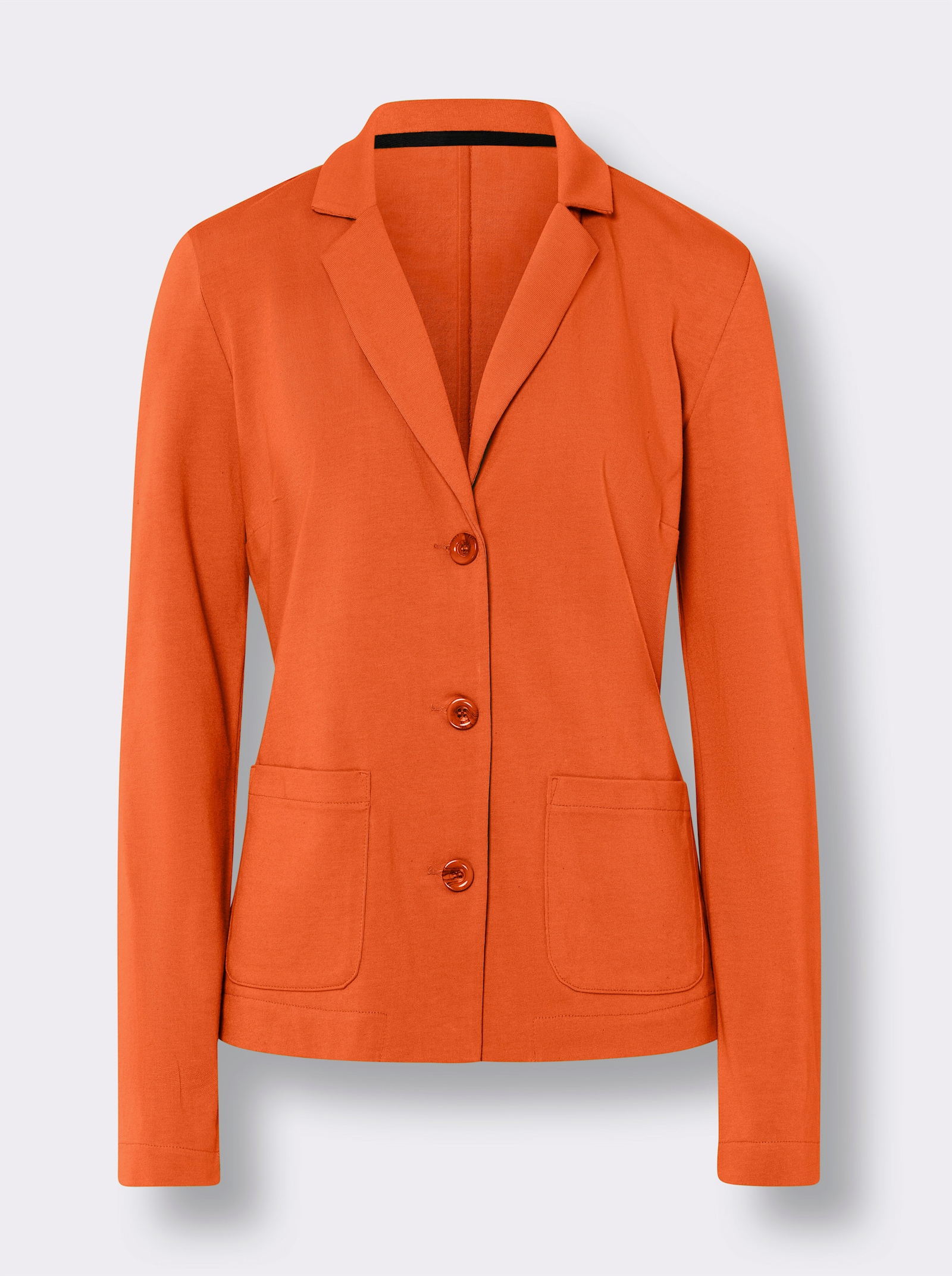 heine Jerseyblazer aus Baumwolle, ungefüttert - orange