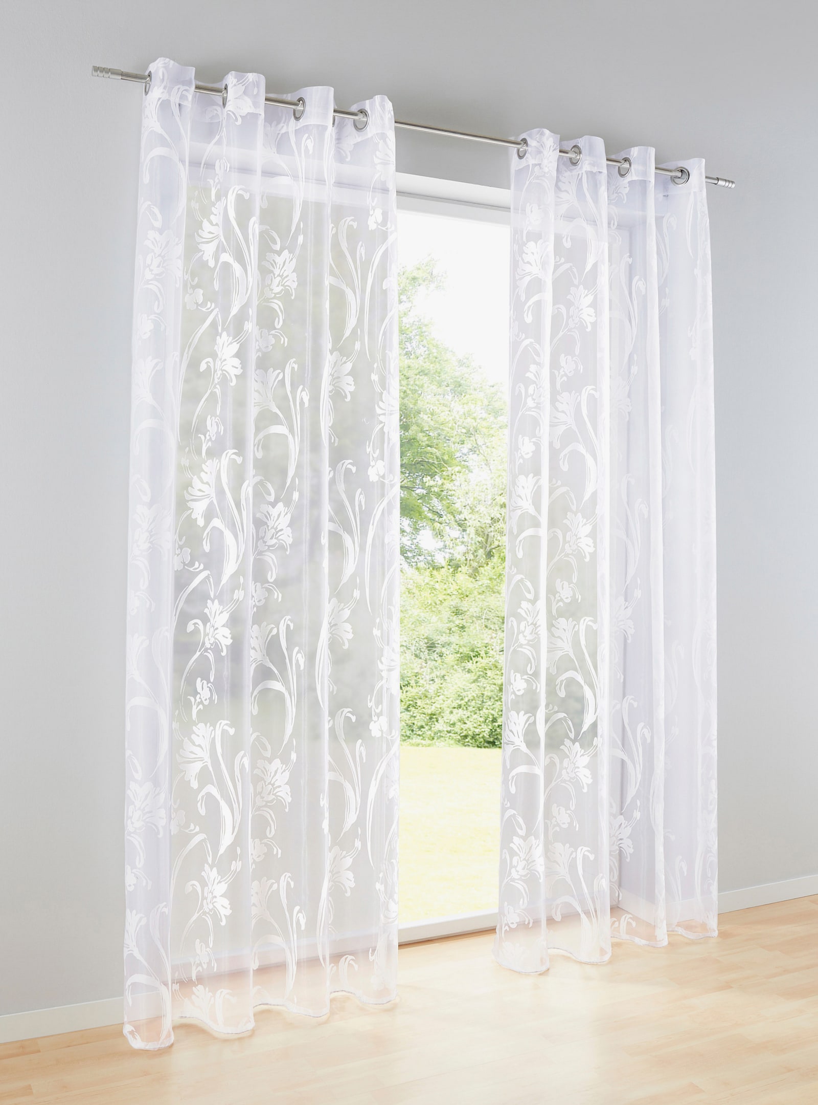 heine home Decoratieve vitrage - wit