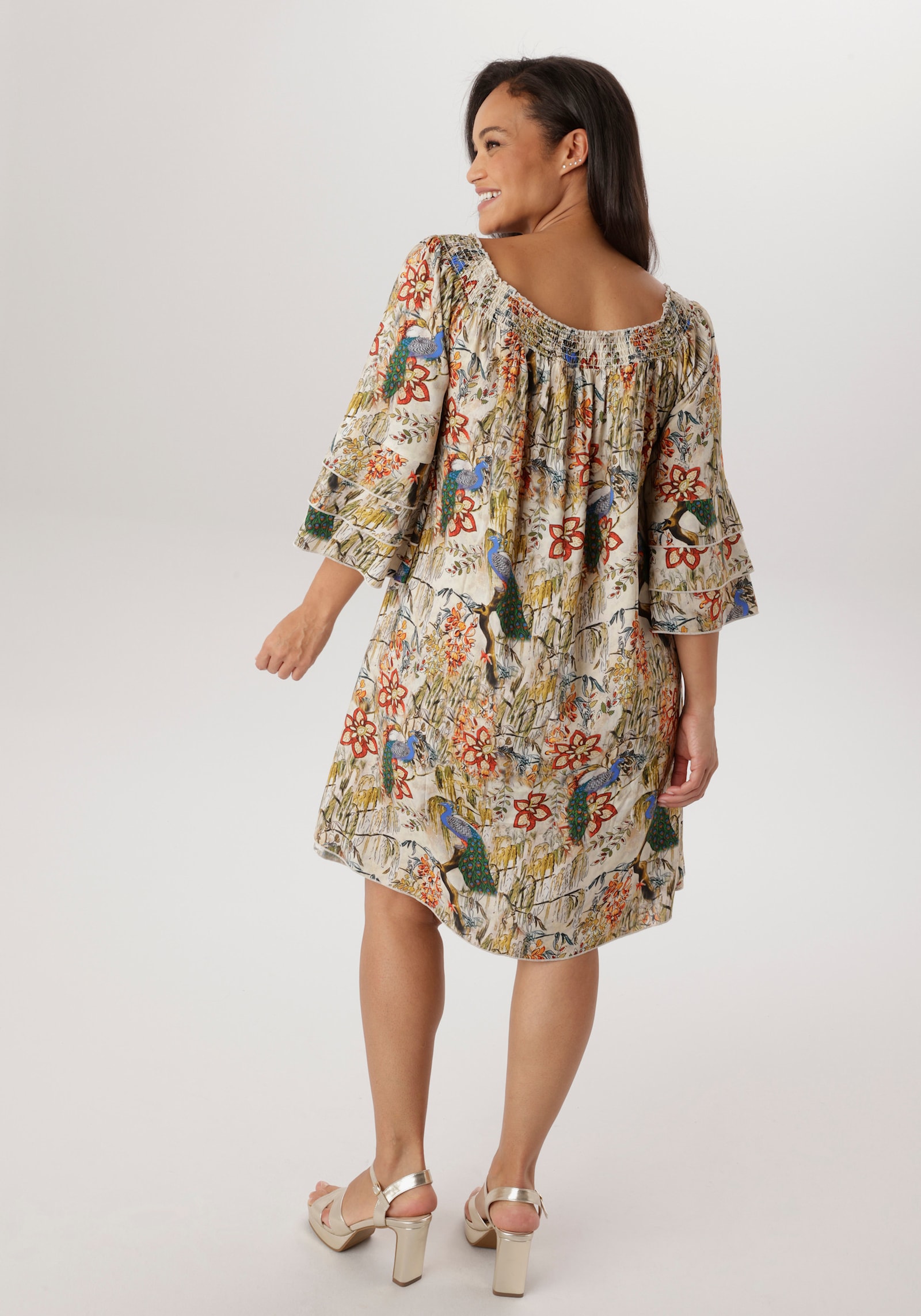 Aniston PLUS Blusenkleid - bunt