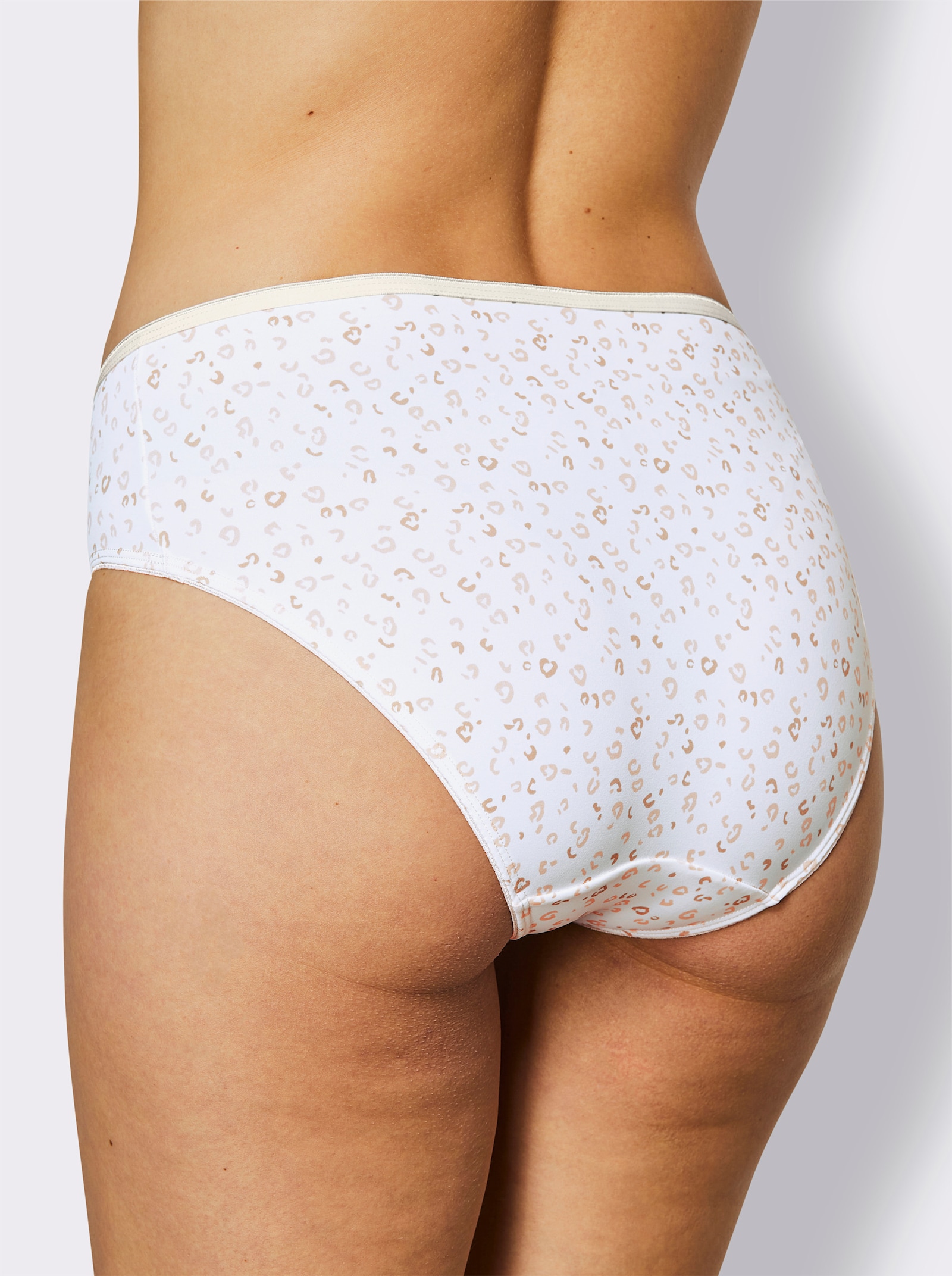 wäschepur Jazzpants - ecru geprint + ecru