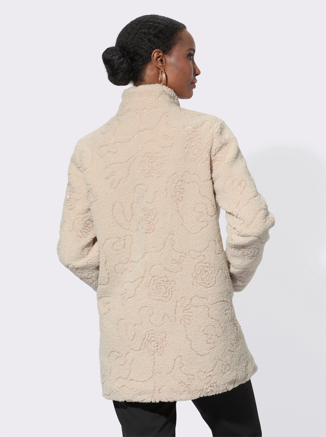 Mainpol Veste imitation fourrure - sable