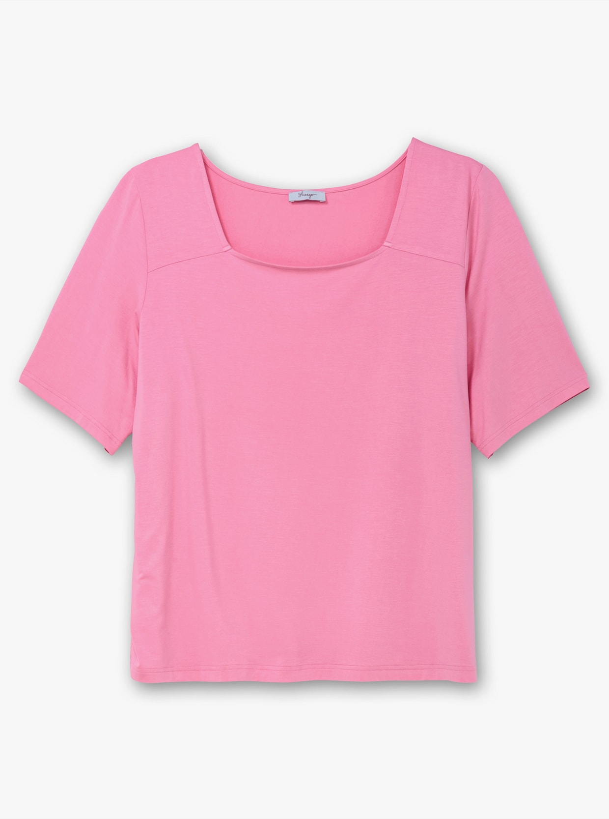 sheego Shirt - floral pink
