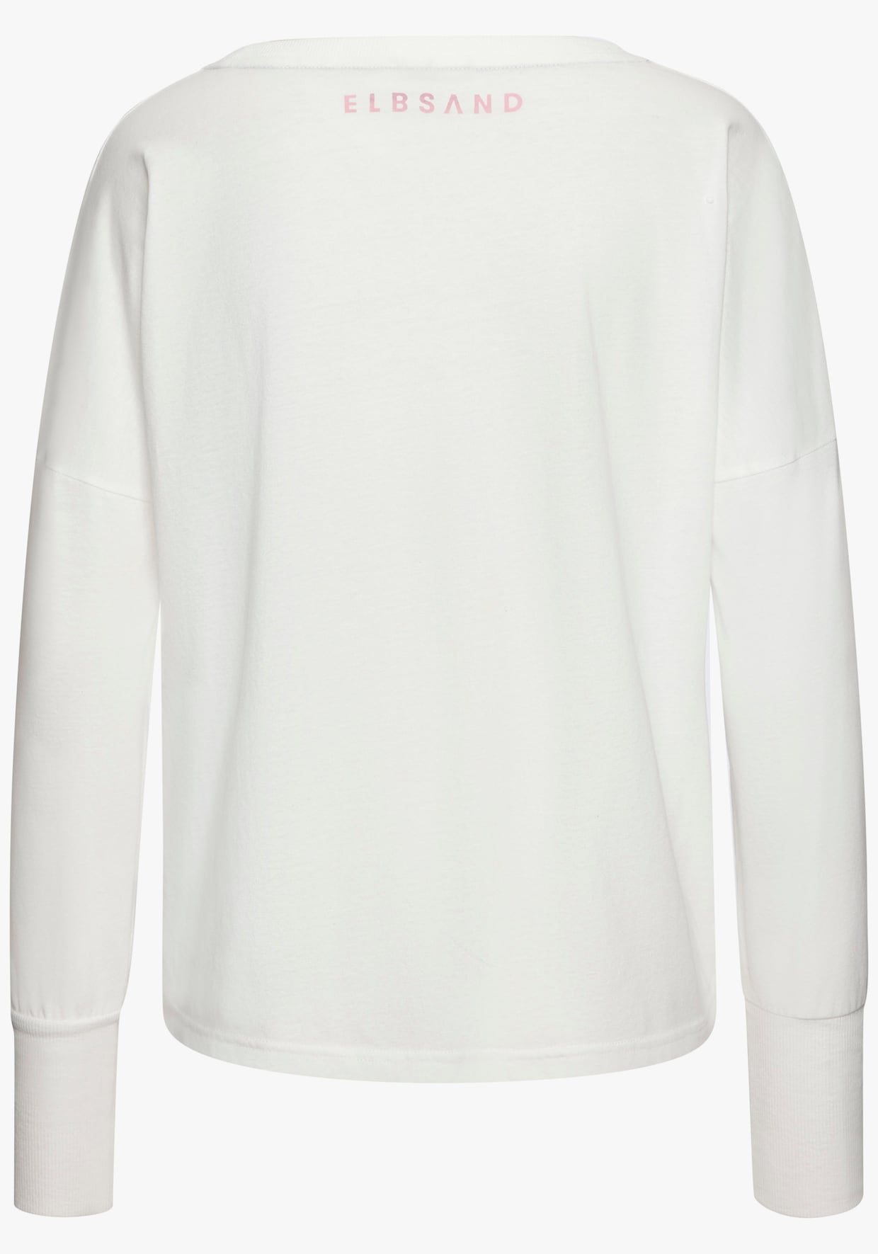 Elbsand Langarmshirt - weiss bedruckt