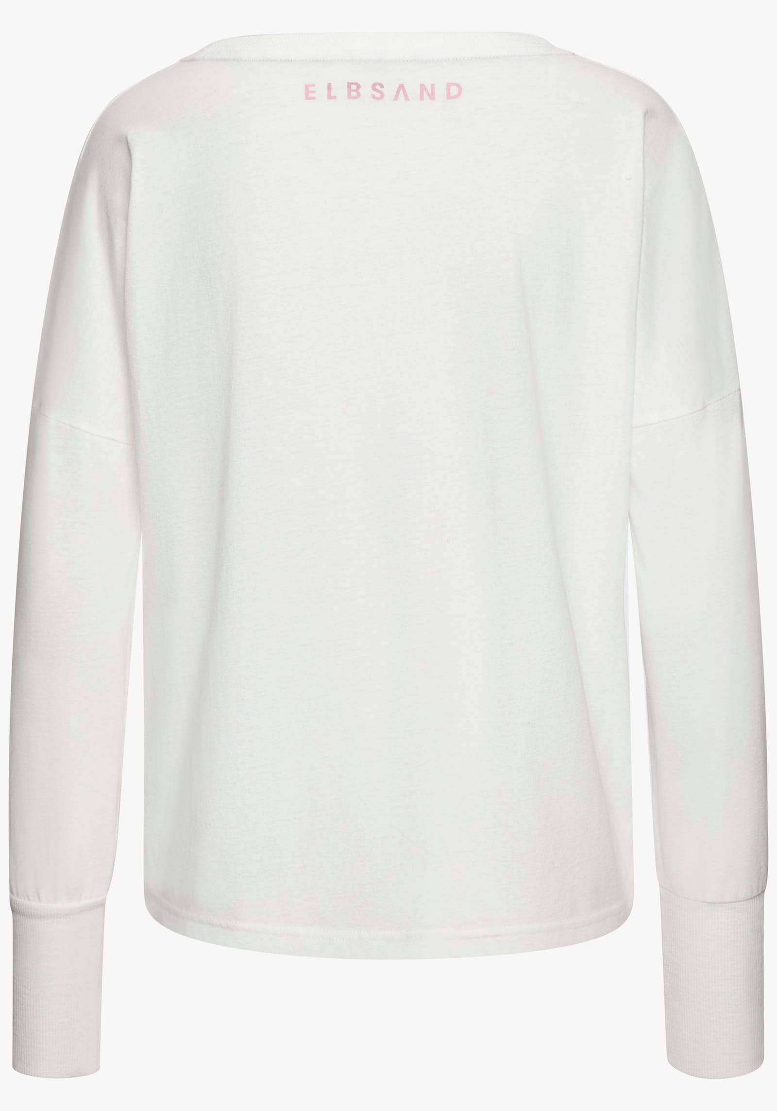 Elbsand Langarmshirt - weiß bedruckt