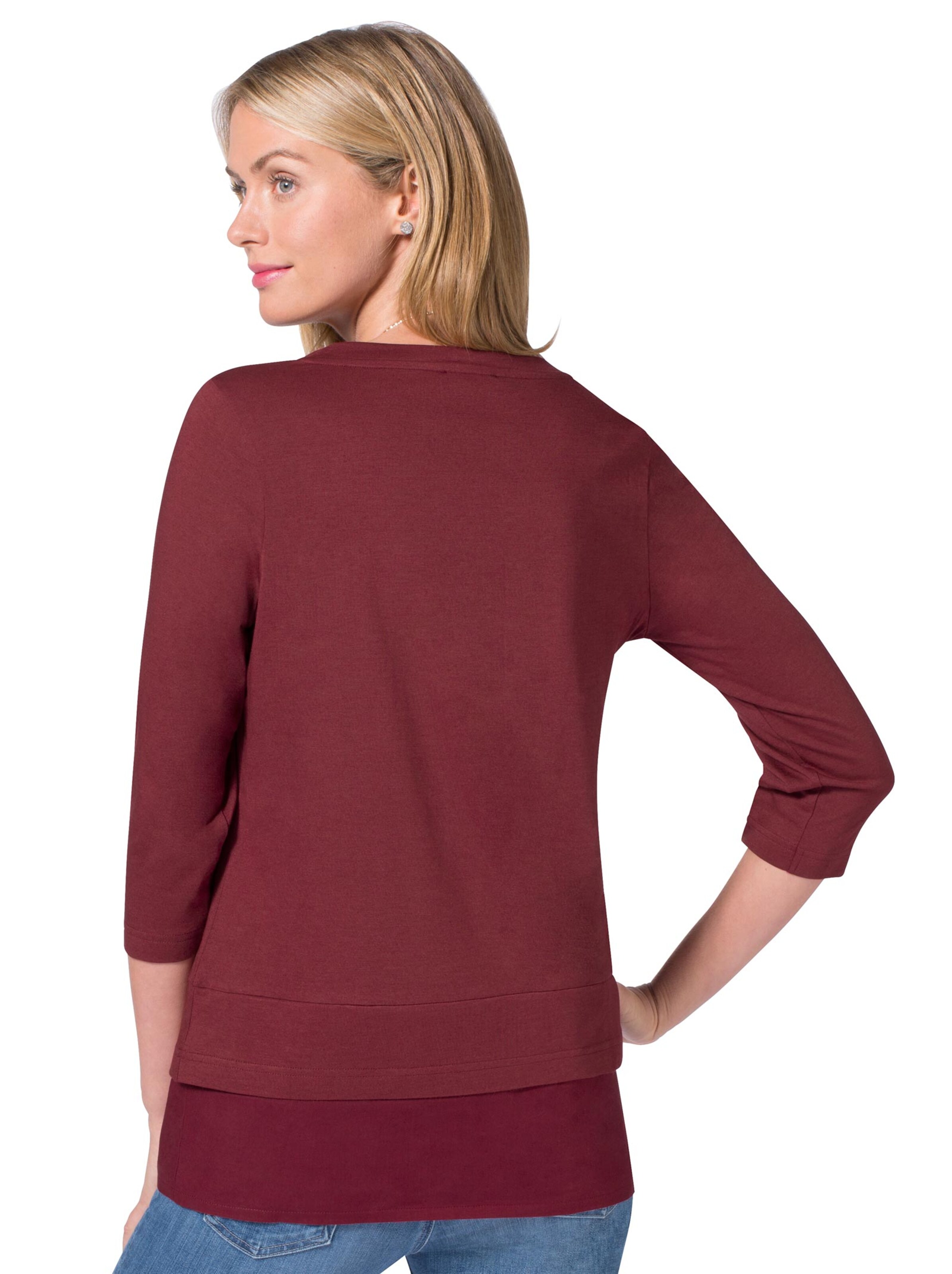 Longshirt - brombeer