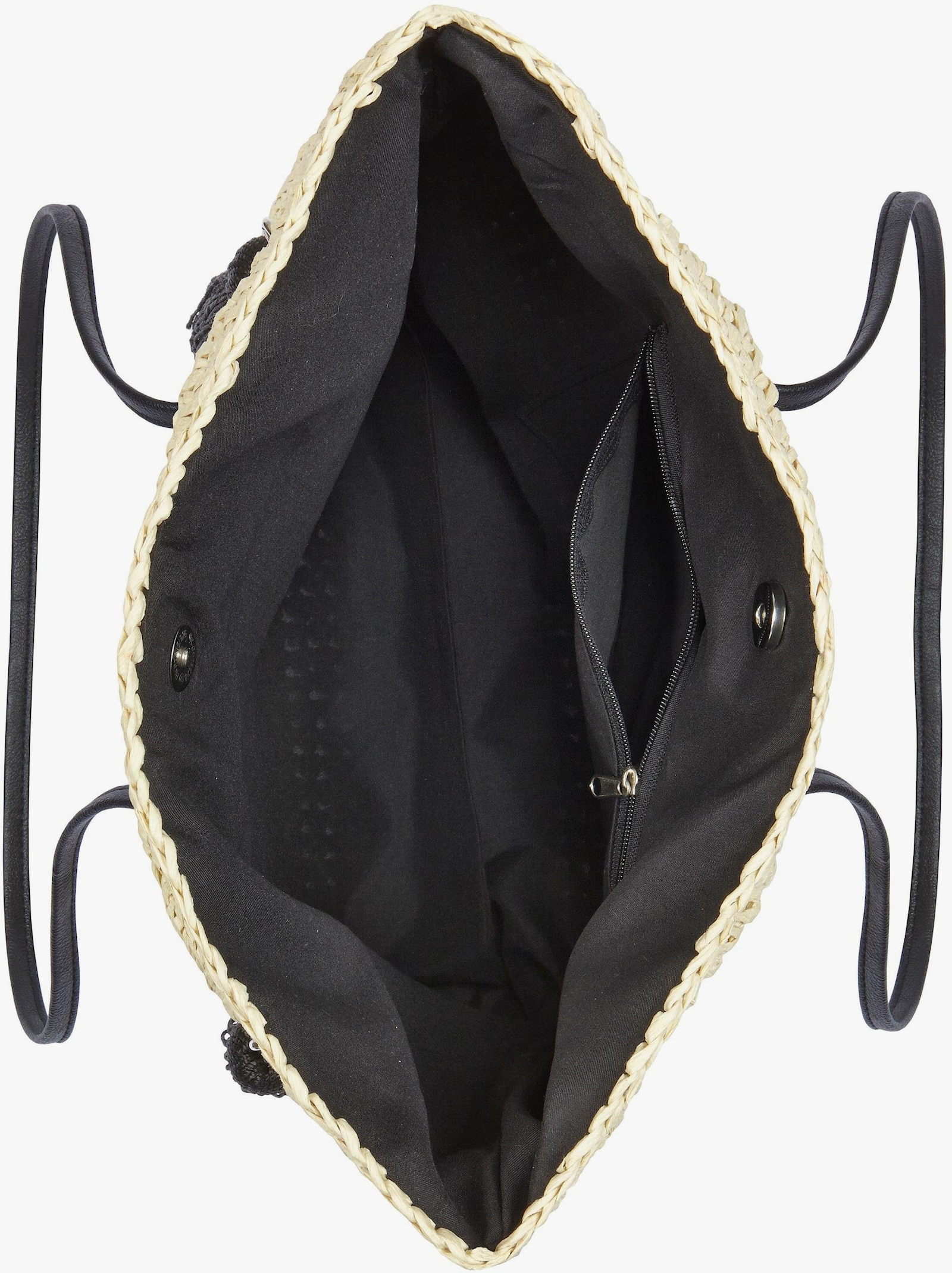 LASCANA Schoudertas - beige/zwart