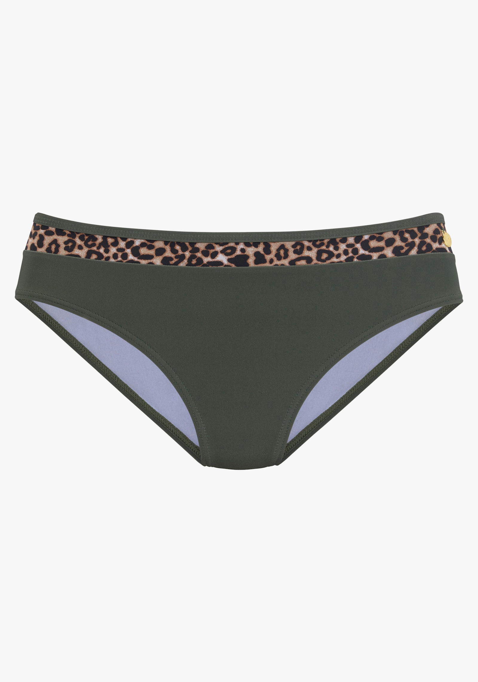 LASCANA Bikini-Hose - oliv-leo