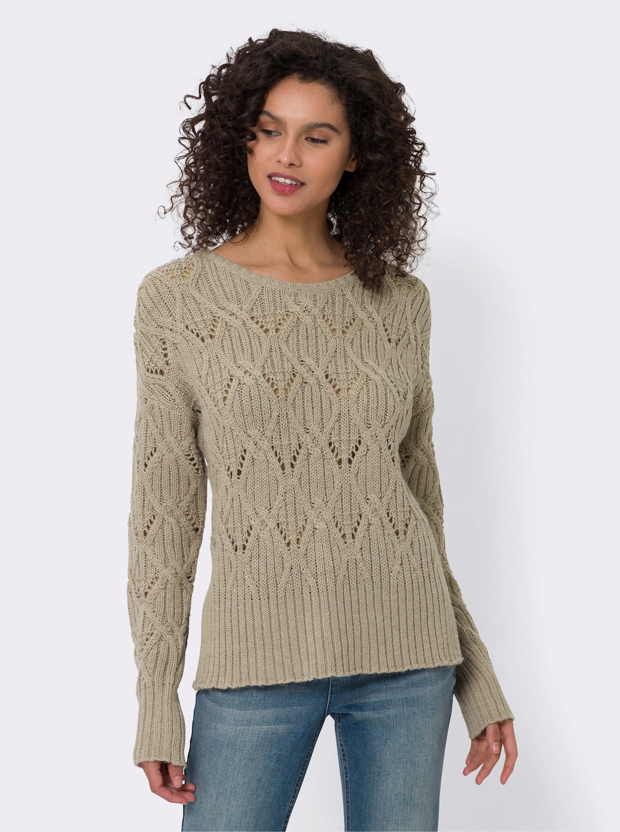 heine Pullover - sesam