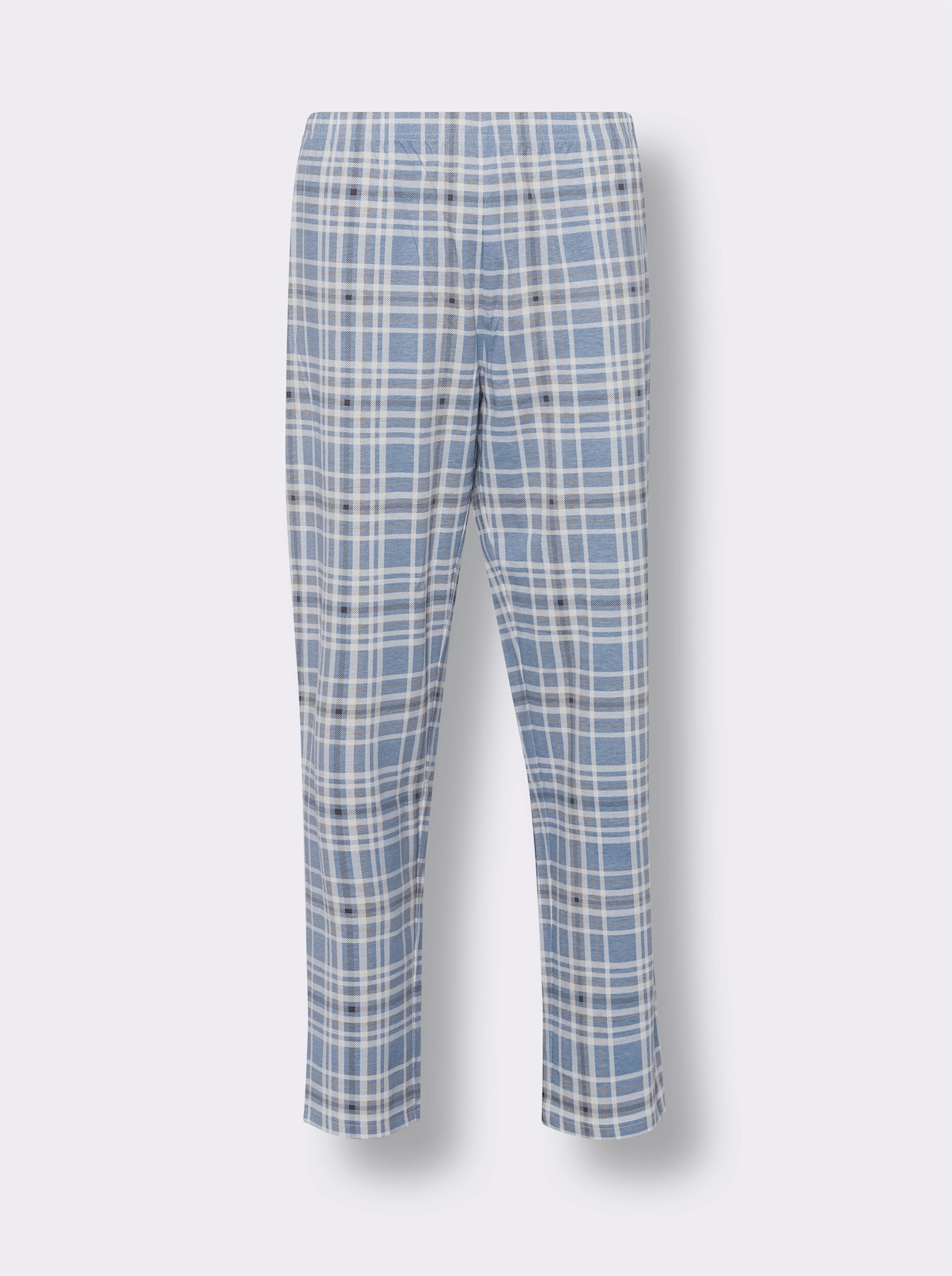 Pyjama - bleu/ecru geruit