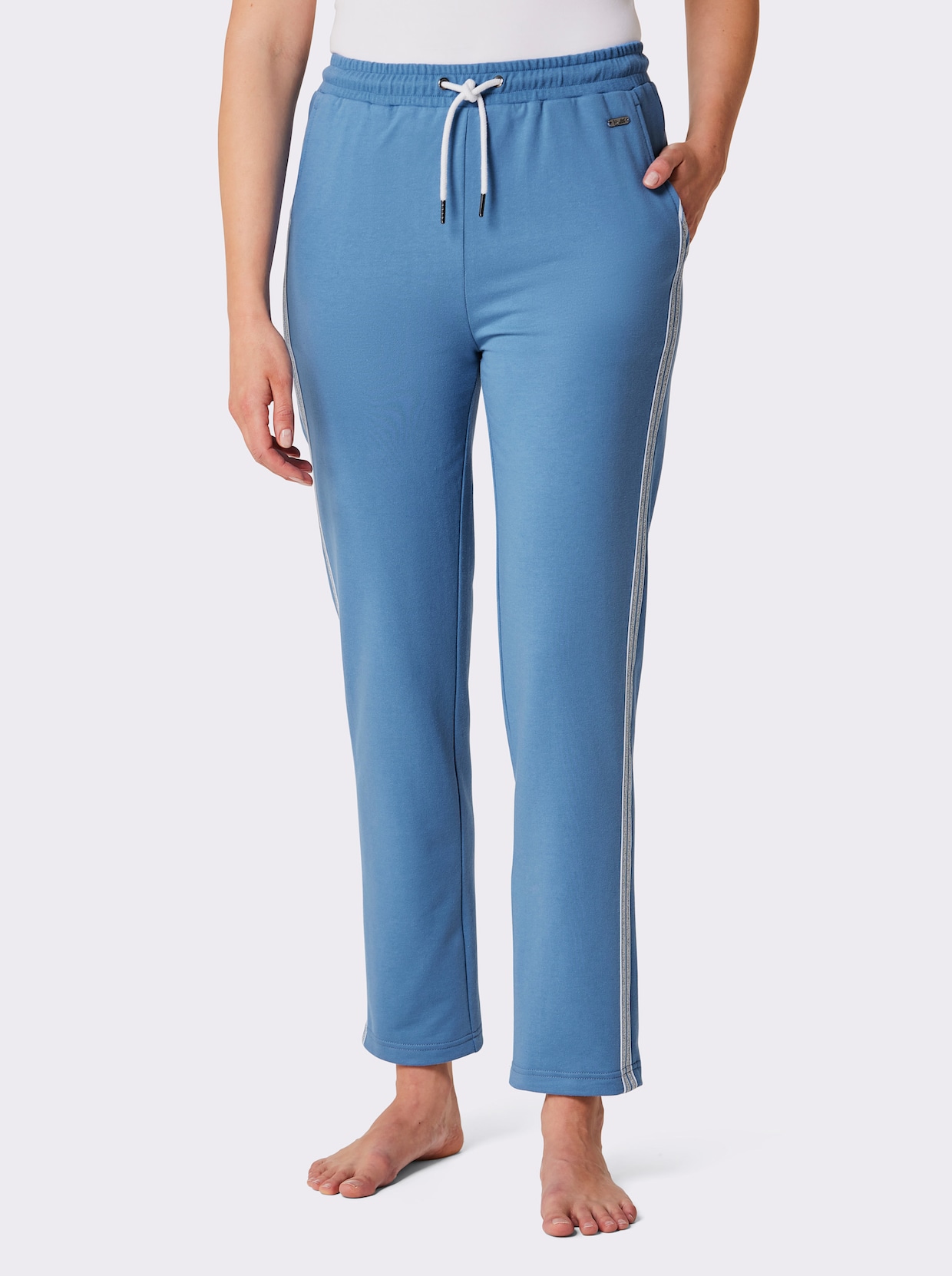 feel good Pantalon - bleu moyen