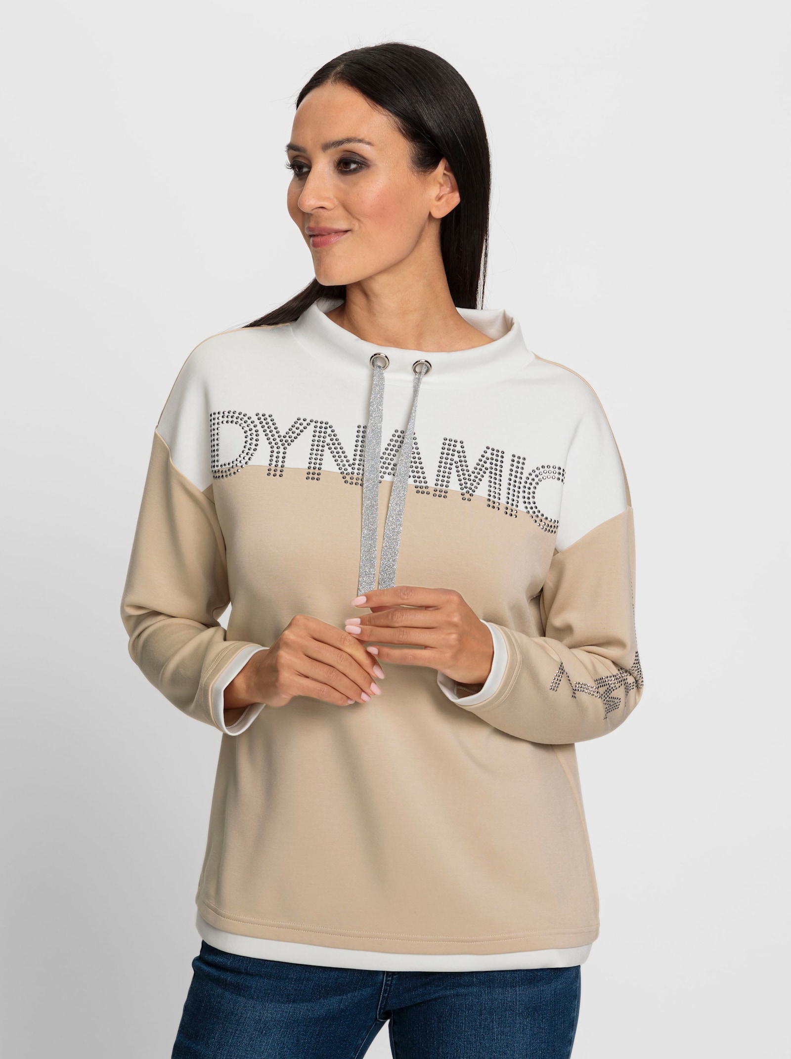 heine Sweatshirt in Koffer-Qualität - sand-ecru