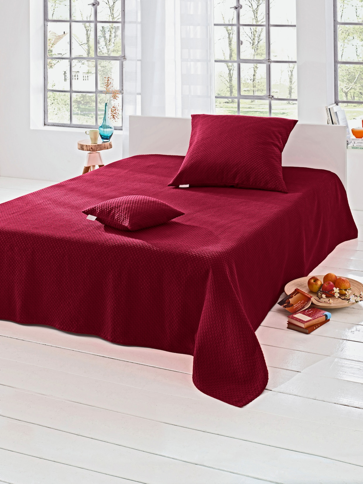 Pereira da Cunha Kissenhülle - bordeaux