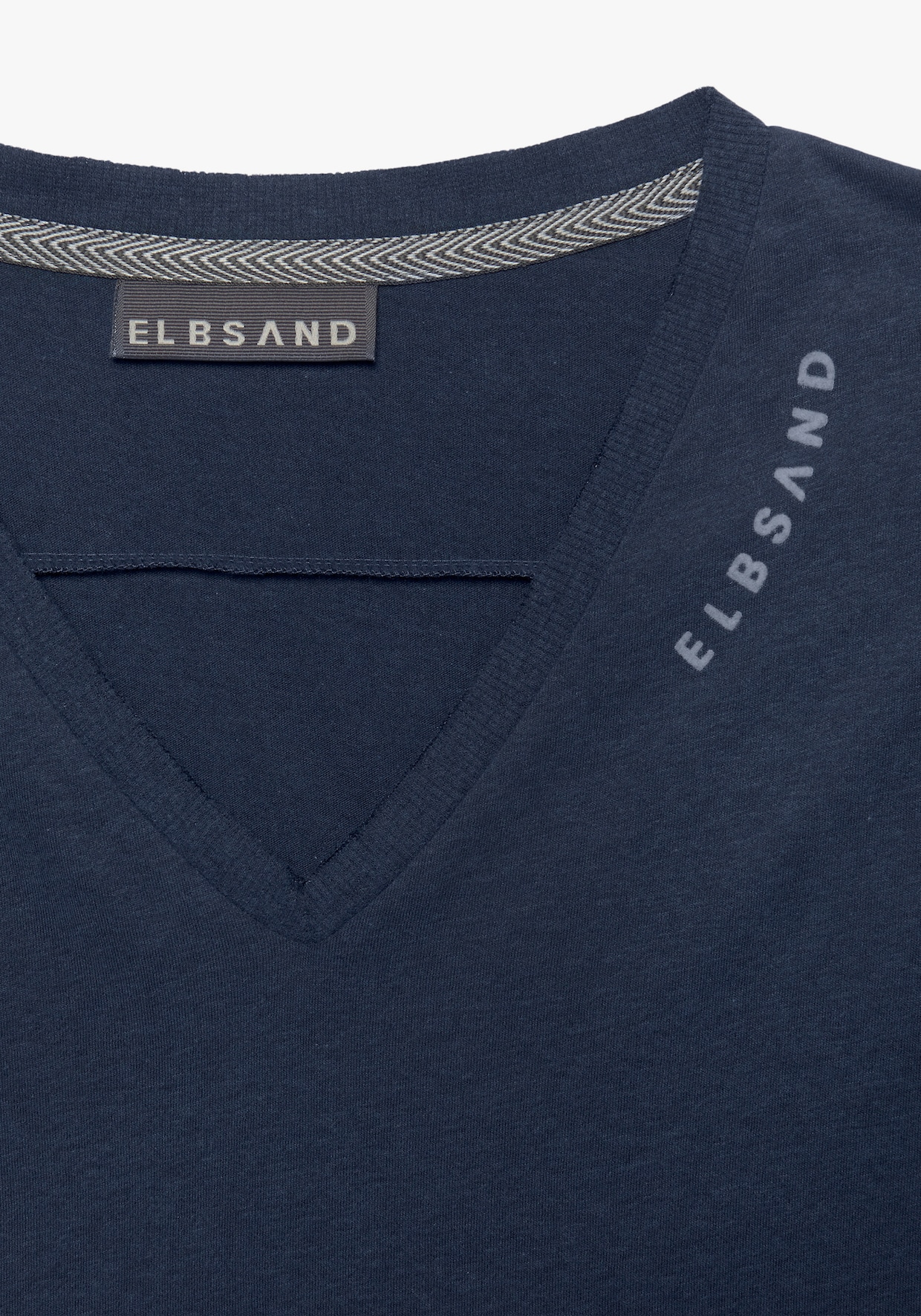 Elbsand T-shirt - marine gemêleerd
