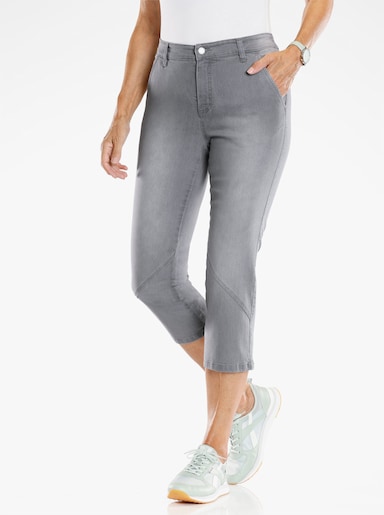 3/4-Jeans - grey-denim