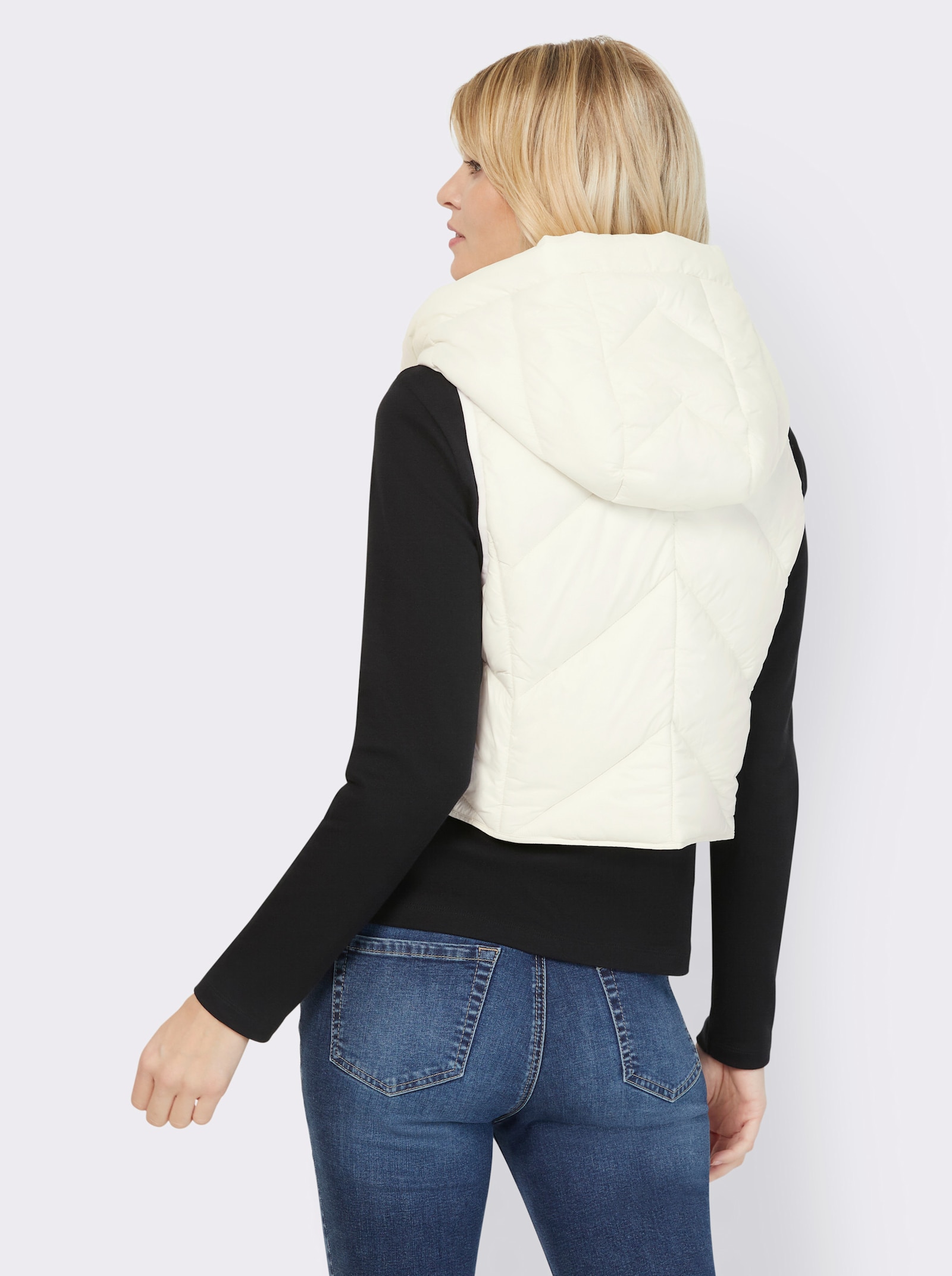 heine Kurzweste mit wärmender Wattierung - champagner