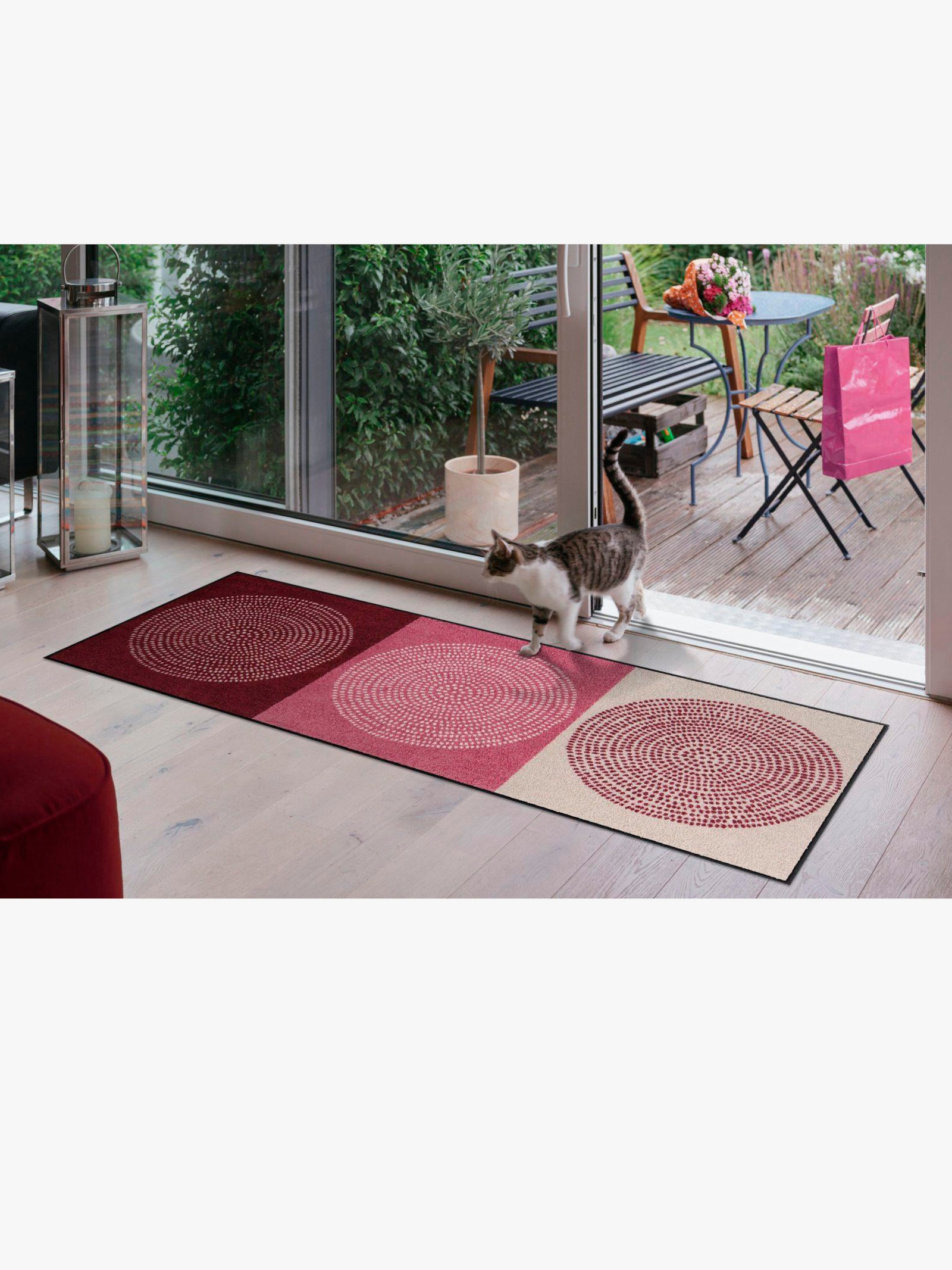 Salonloewe Fußmatte - rosé-beere