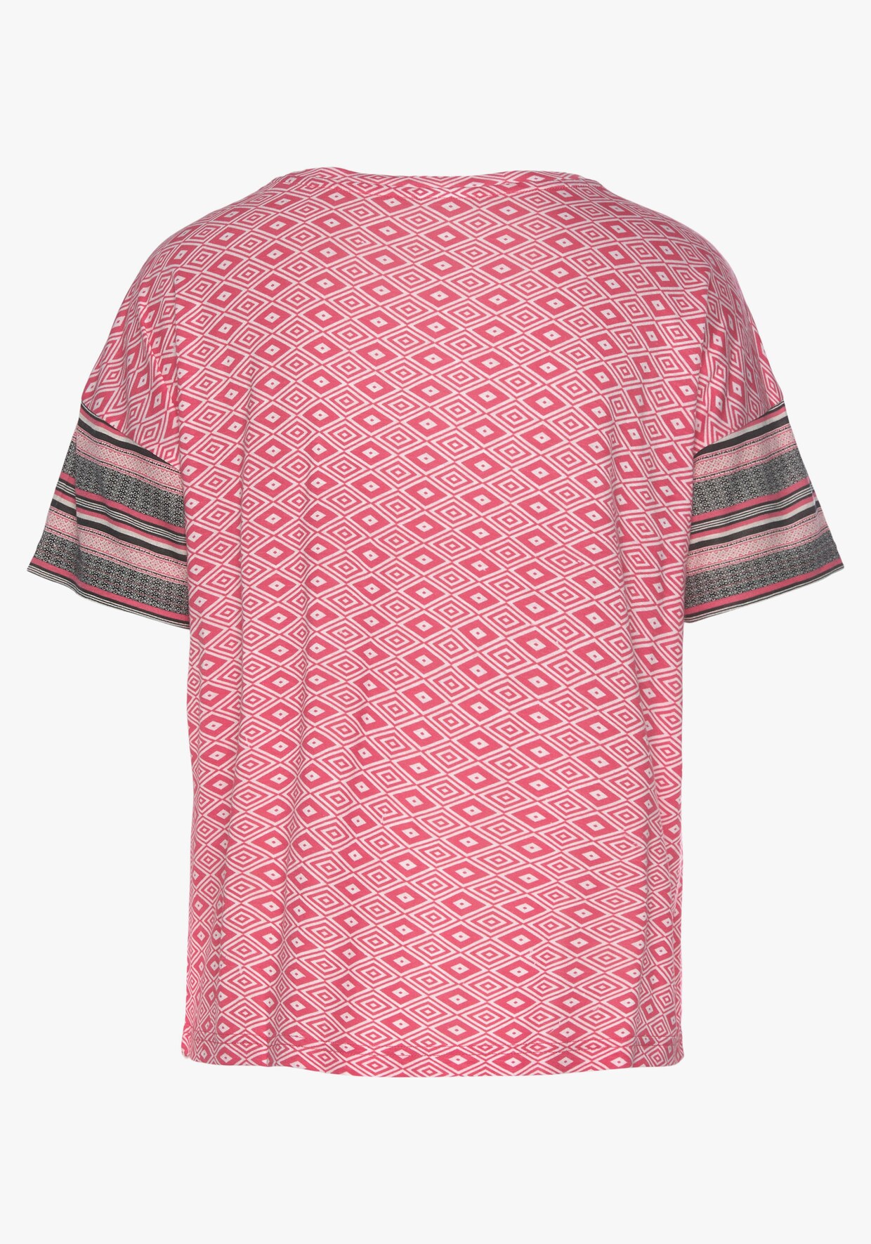 Vivance Dreams Pyjamabovendeel - pink gedessineerd