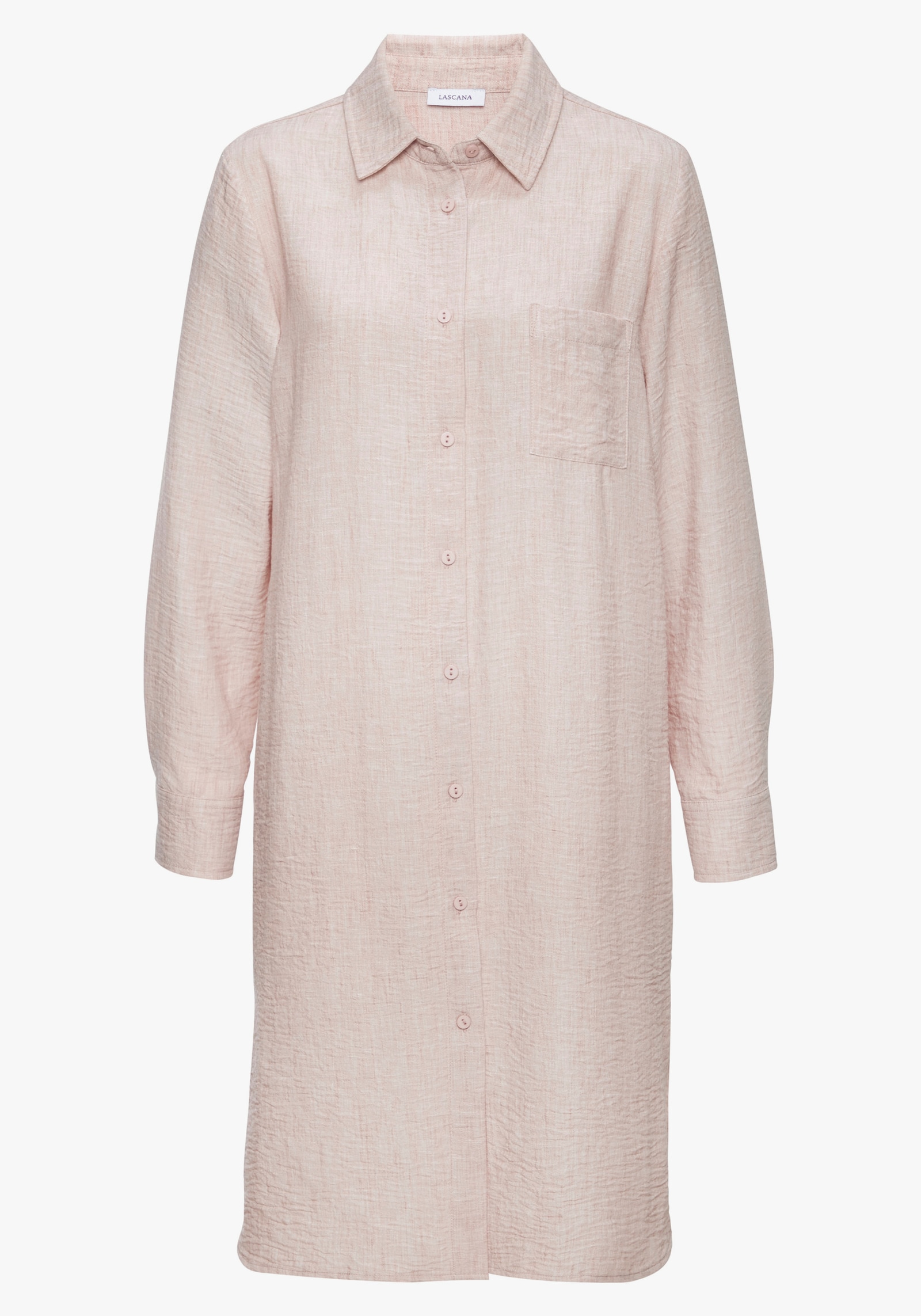 Buffalo Longline blouse - mauve gemêleerd