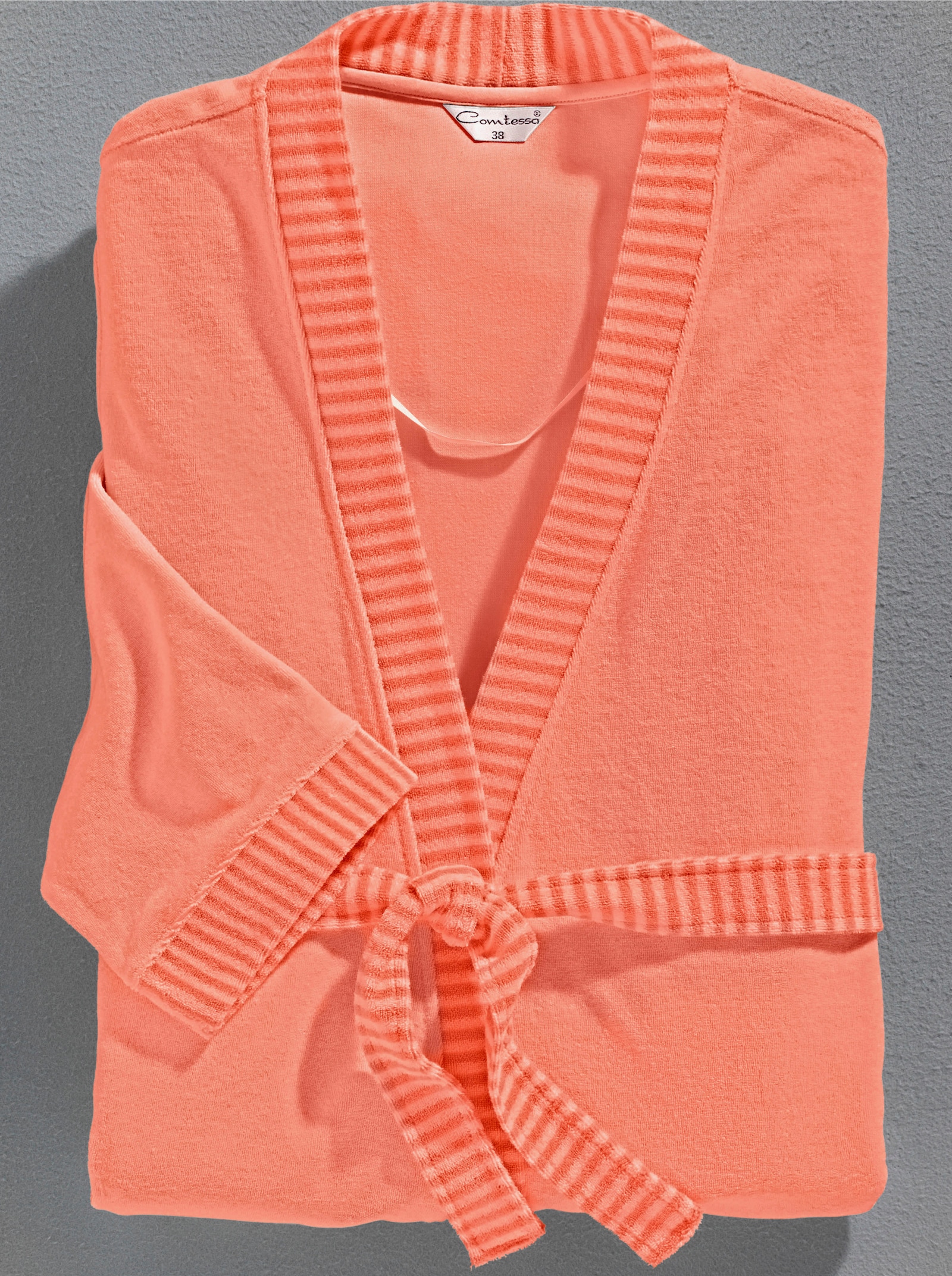 Comtessa Damenbademantel - apricot