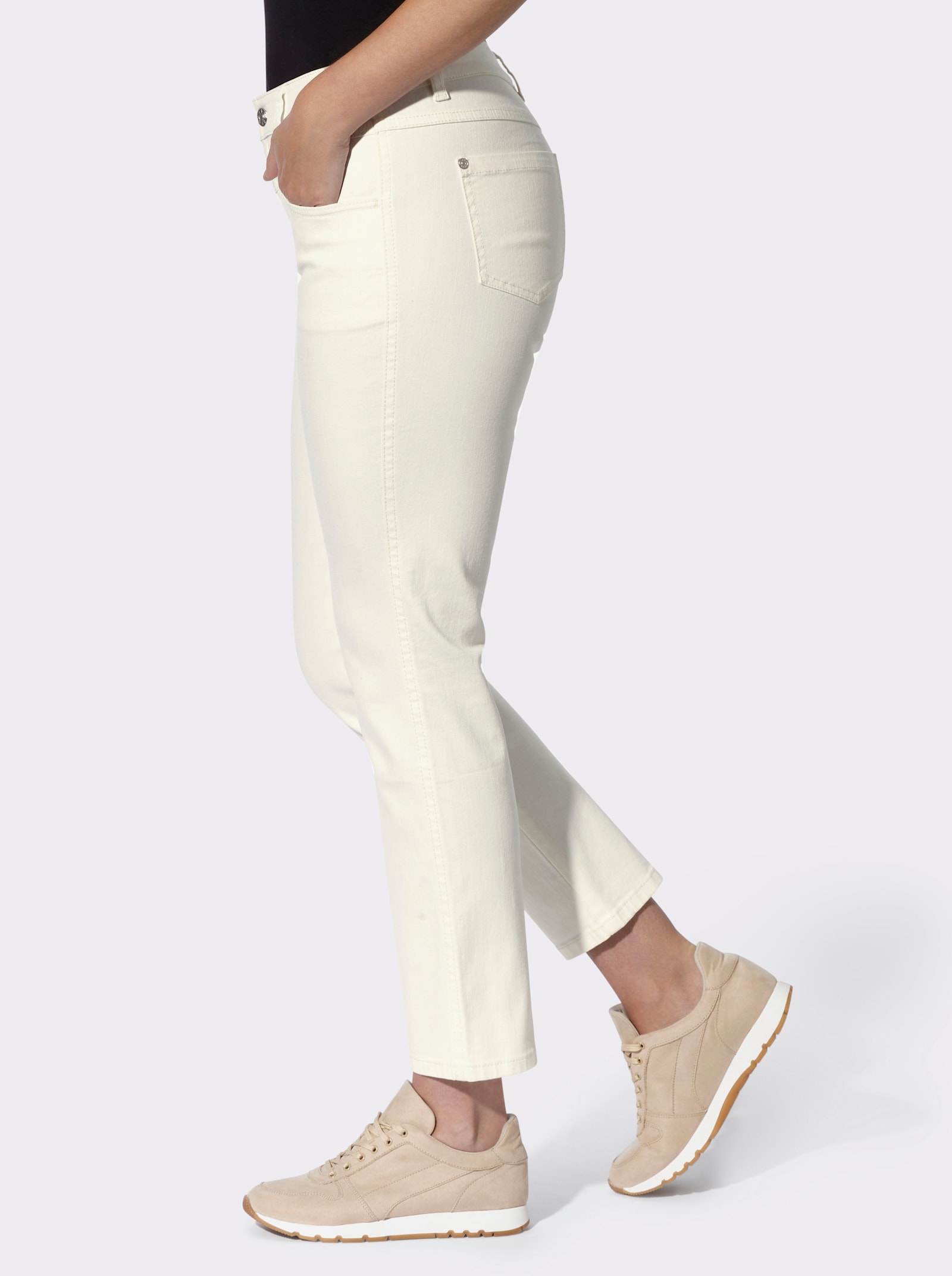 heine Jeans mit Passformsattel - champagner