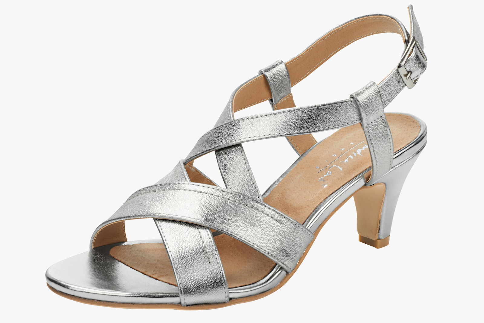 Andrea Conti sandaaltjes - zilverkleur