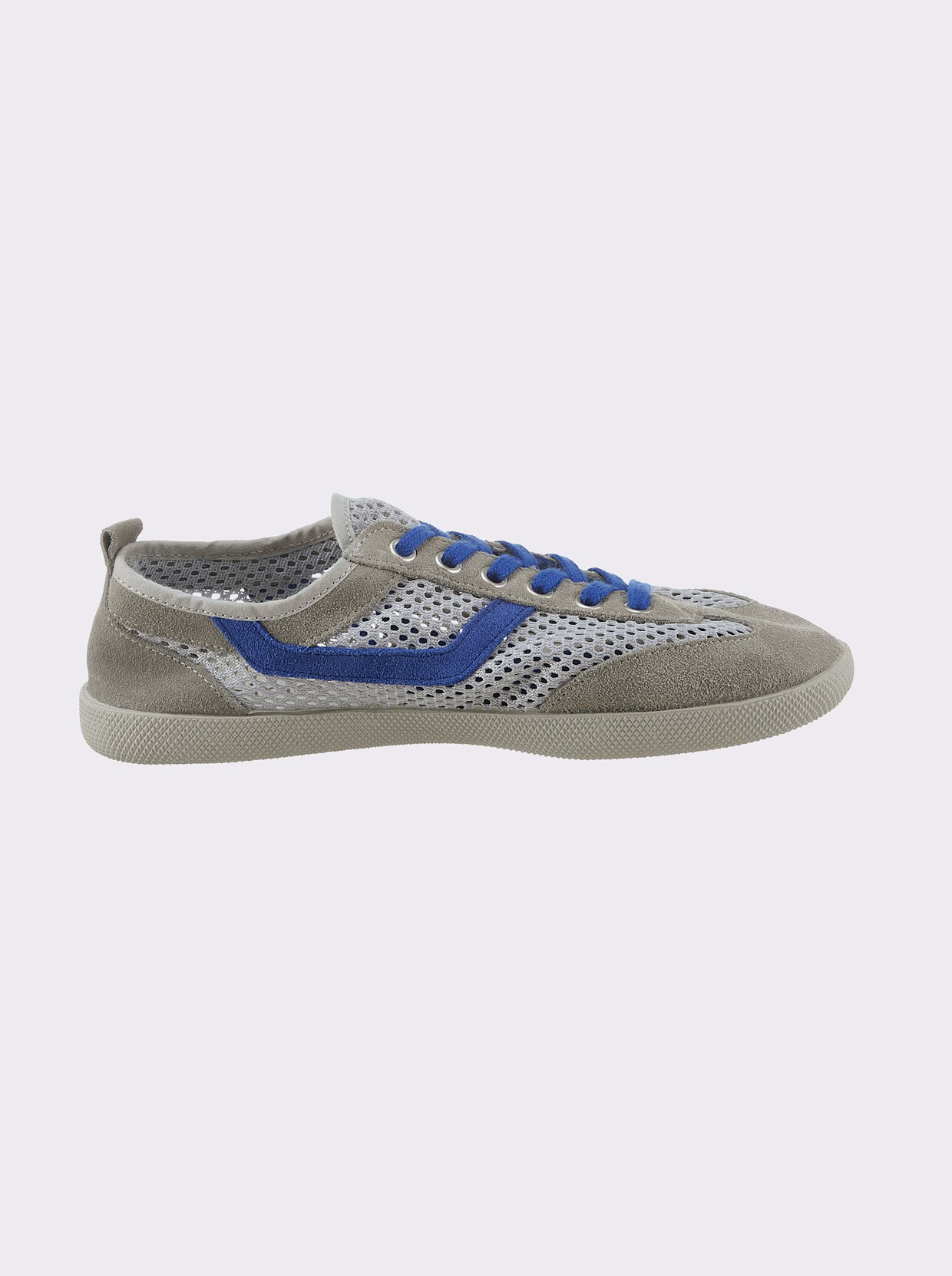 heine Sneaker - grijs/koningsblauw