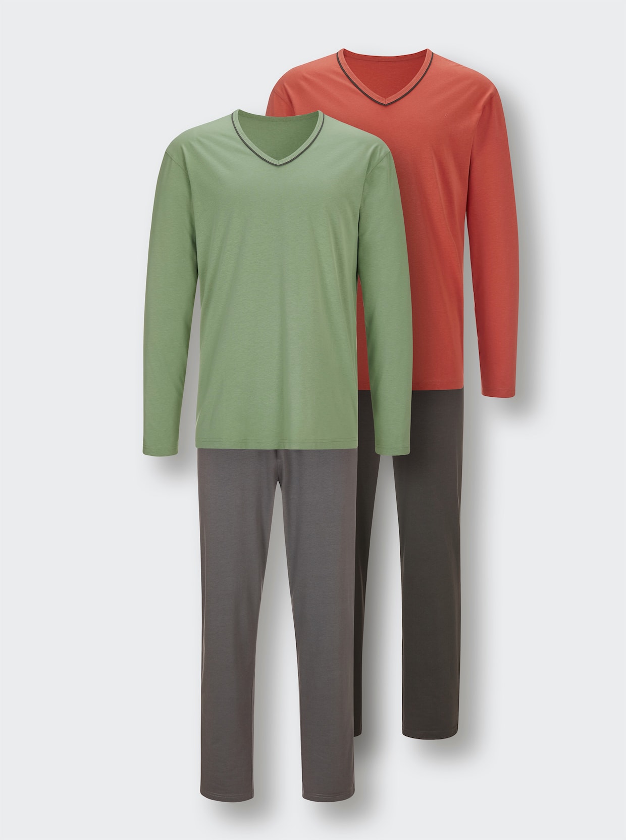 wäschepur men Pyjama's - eucalyptus + terra