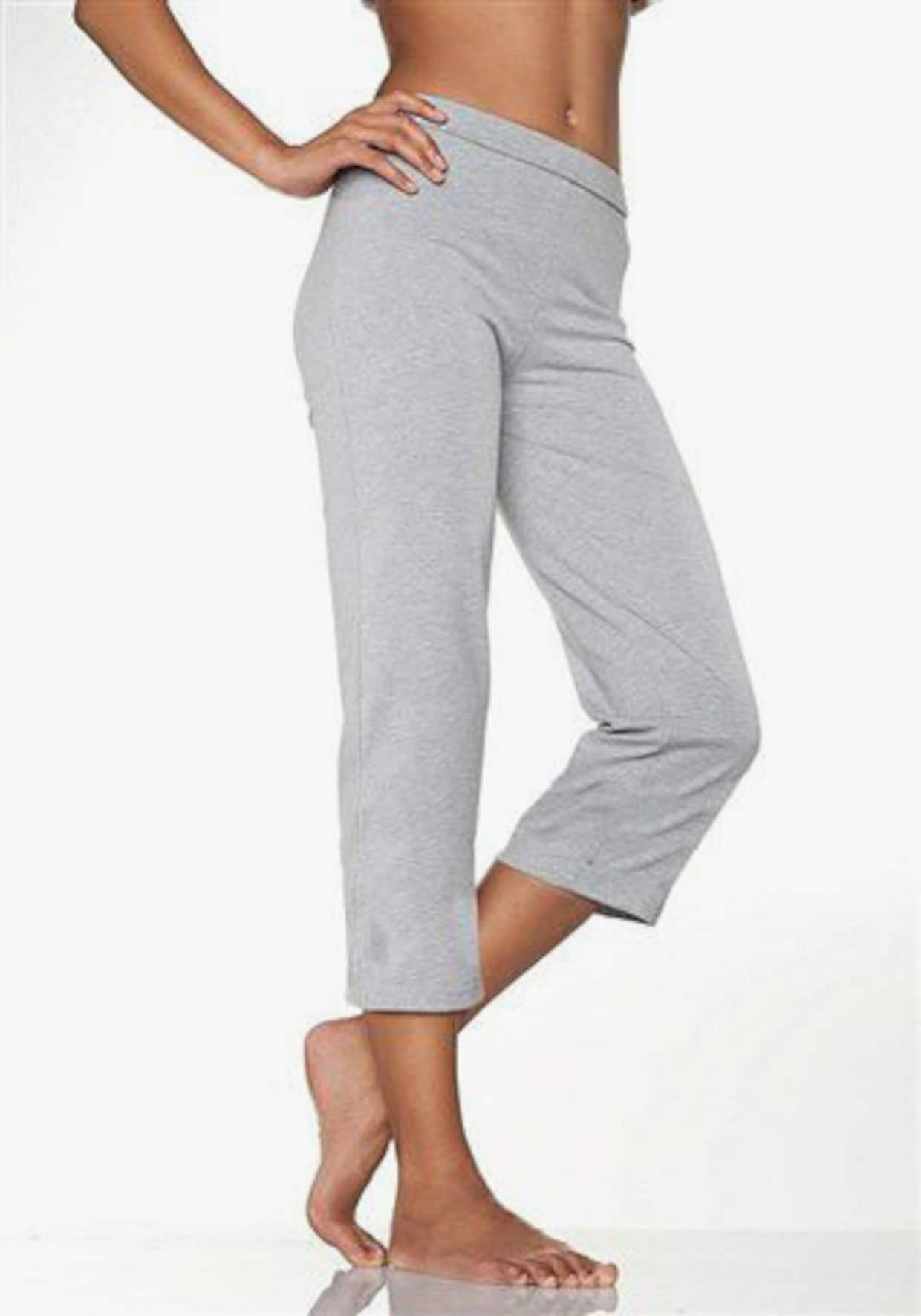 vivance active Caprihose - 1x schwarz, 1x grau meliert