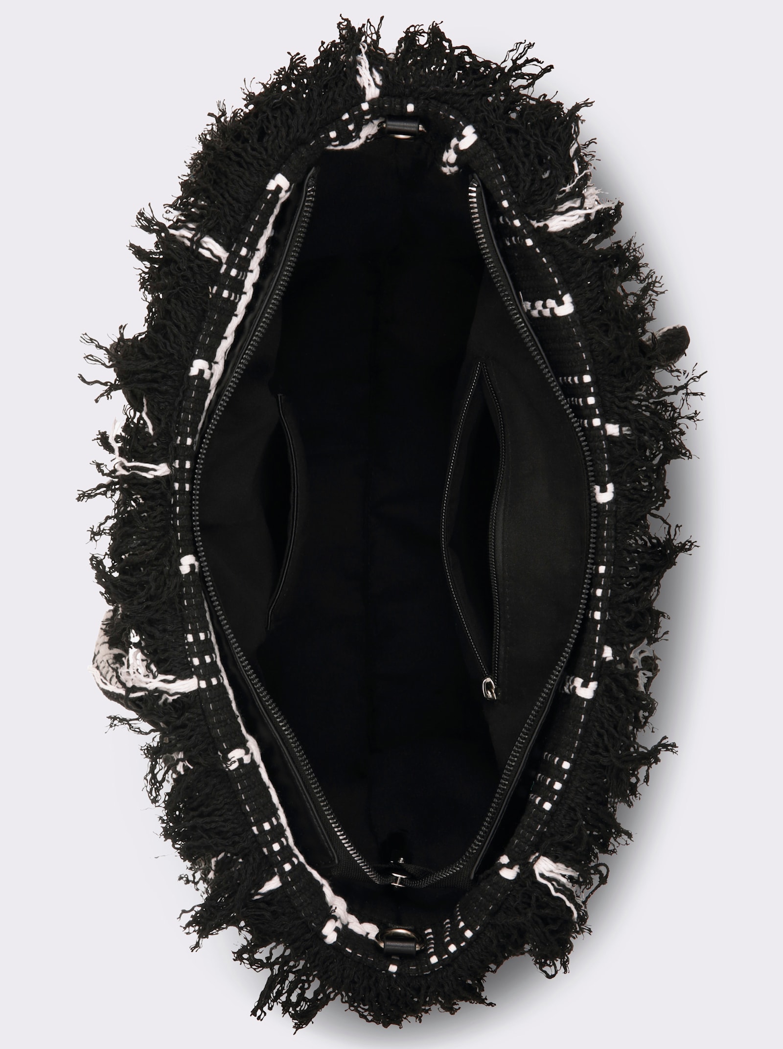 heine Tasche - schwarz-weiß