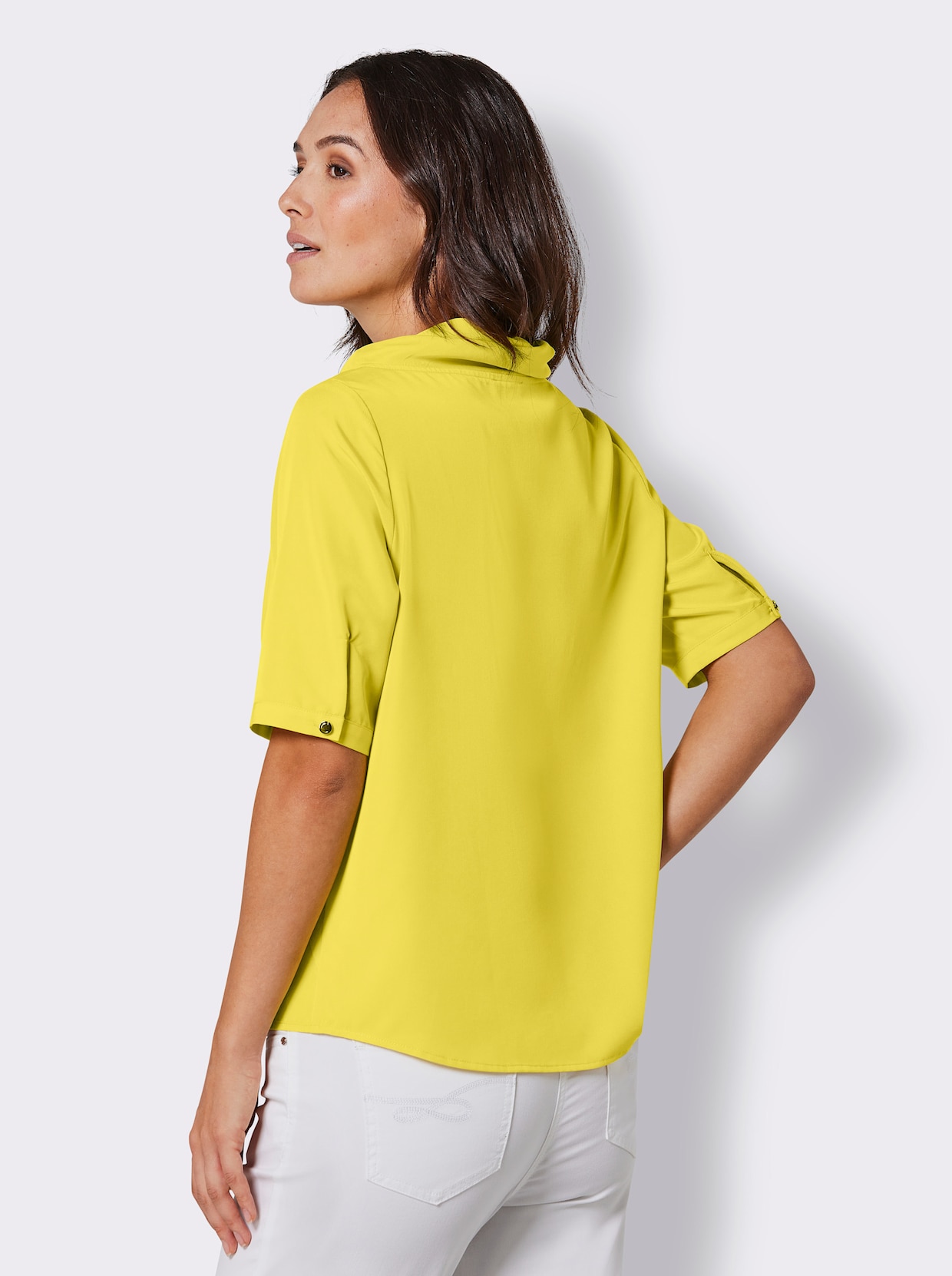 CREATION L PREMIUM Modal-Bluse - limone