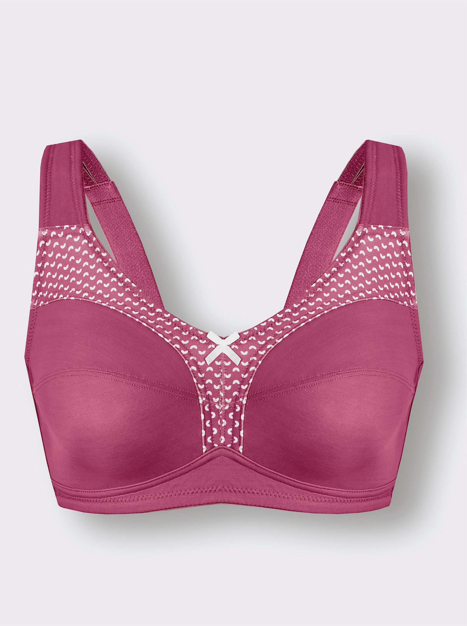 Entlastungs-BH ohne Bügel mit bedruckter Blende - erika